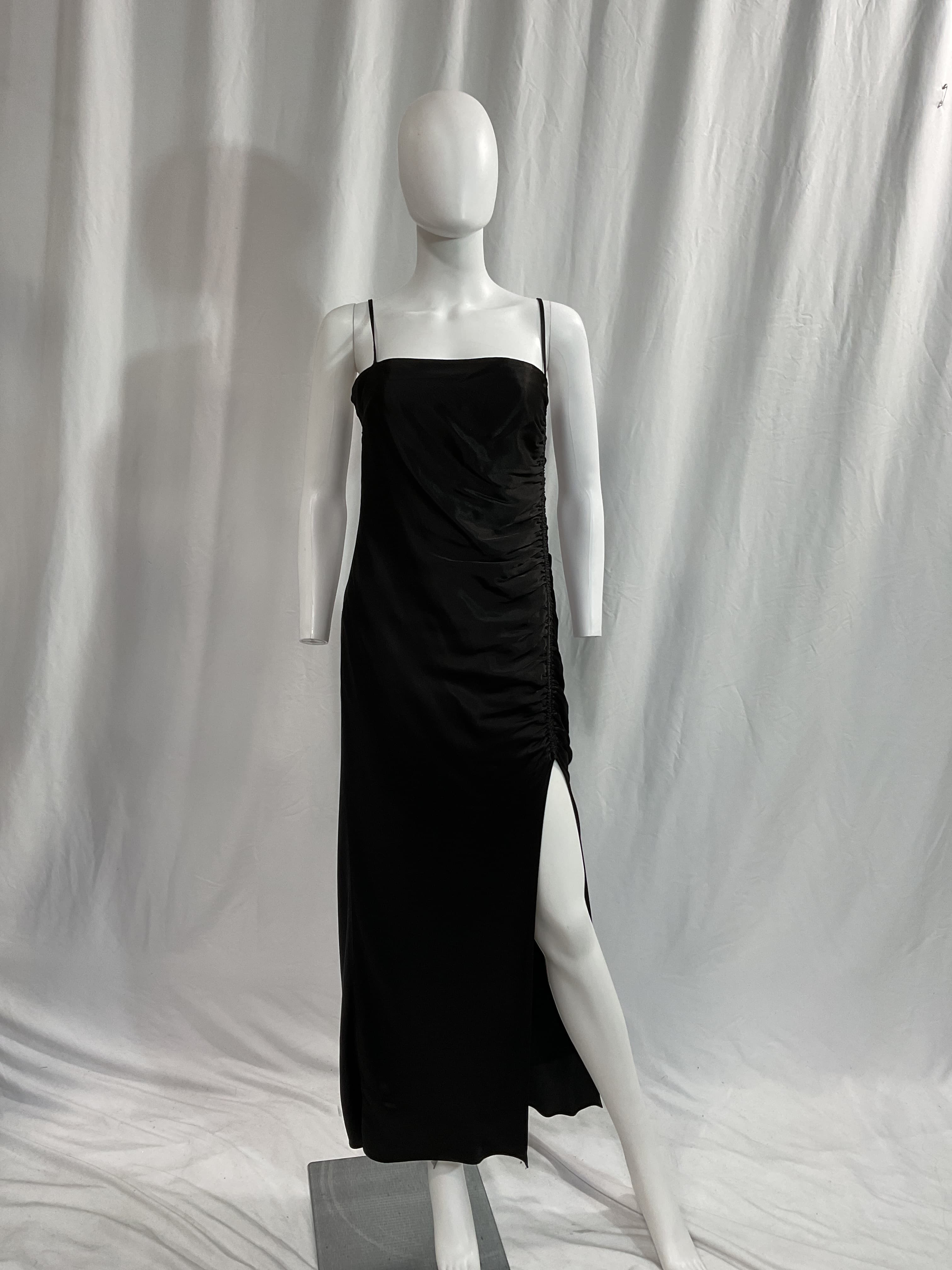 Thalia Midi Dress In Black - Image 2