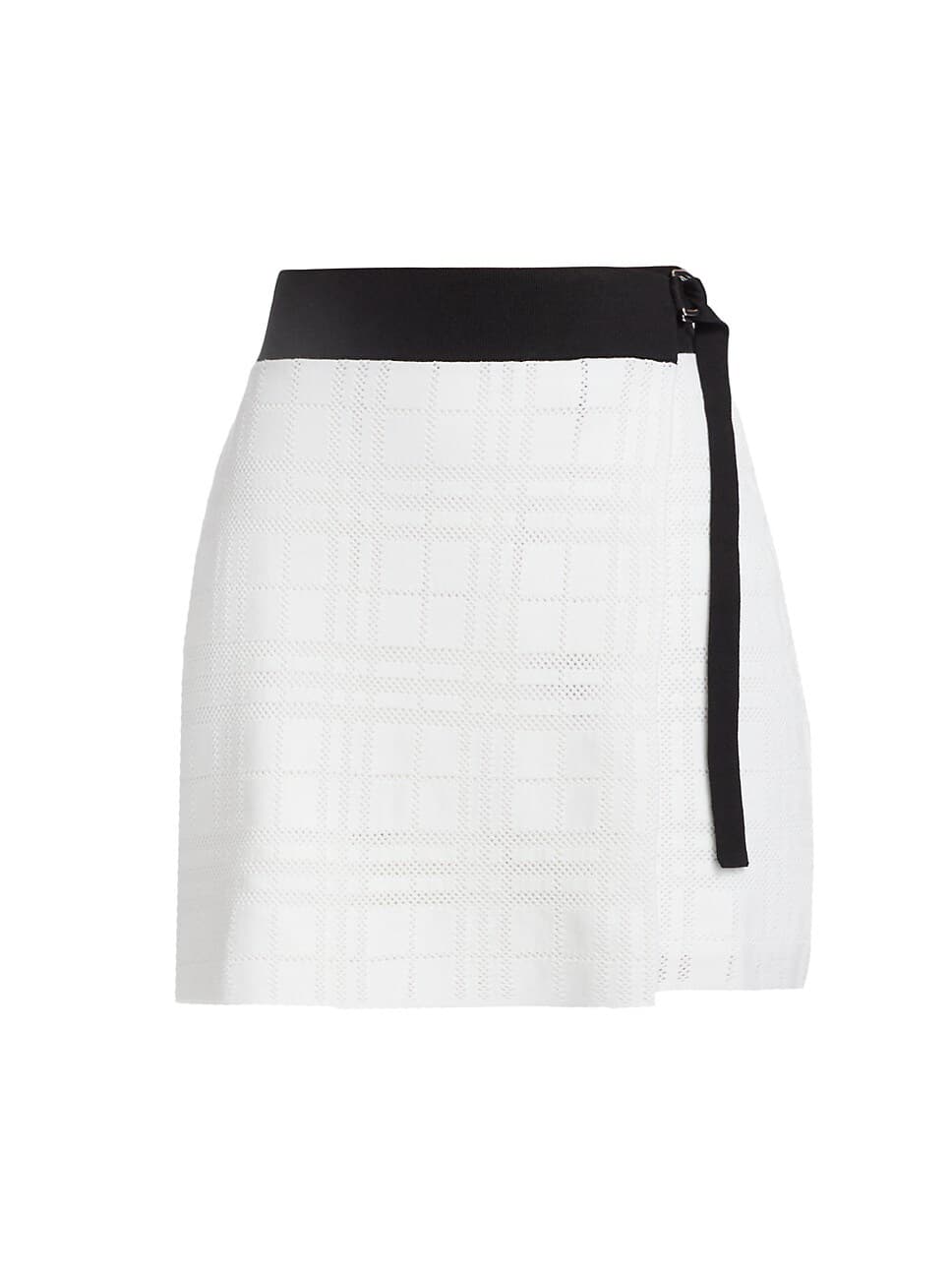 Everlie Knit Cotton-Blend Miniskirt - Image 1