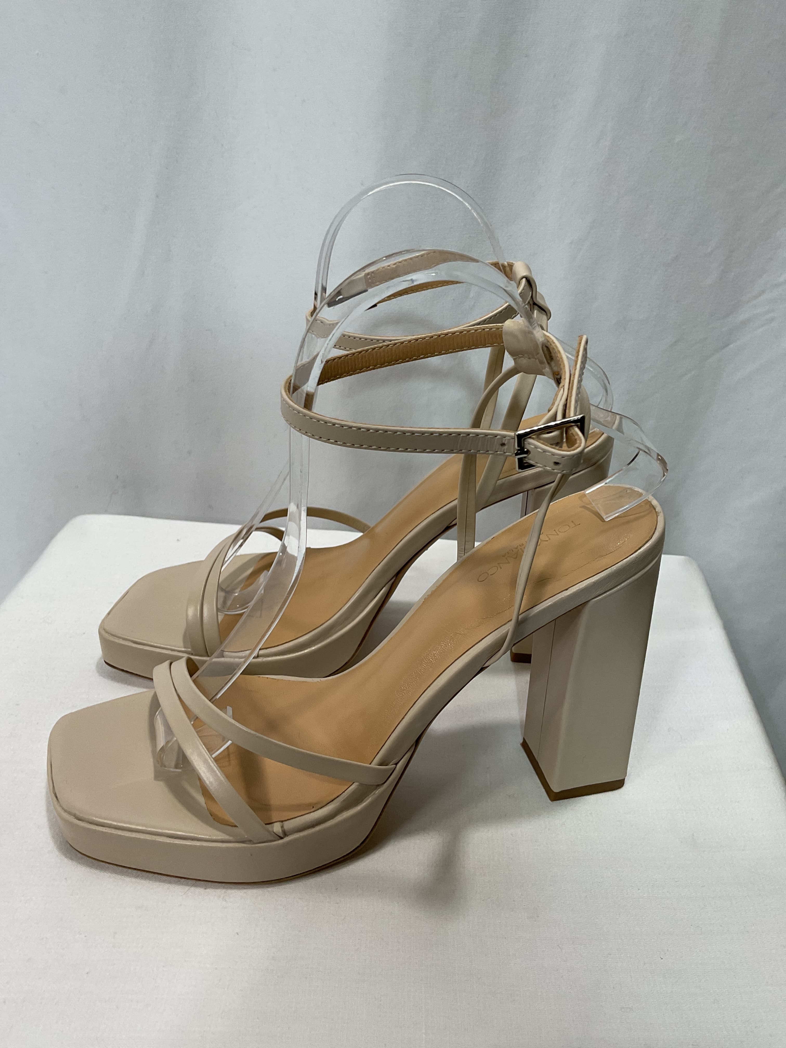 Detroit Heel In Vanilla Capretto - Image 4