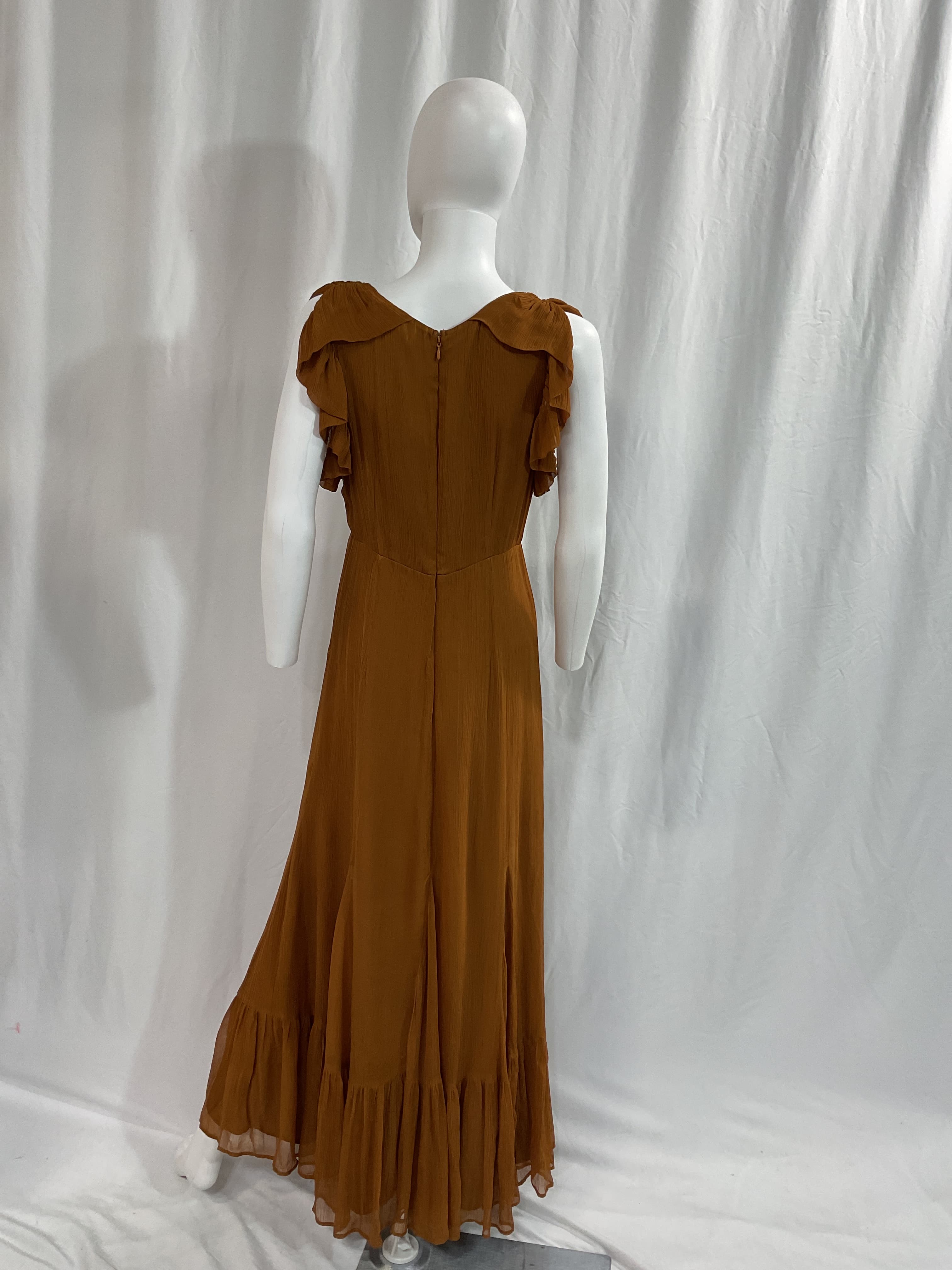 Althea Maxi Dress In Golden Spice - Image 4
