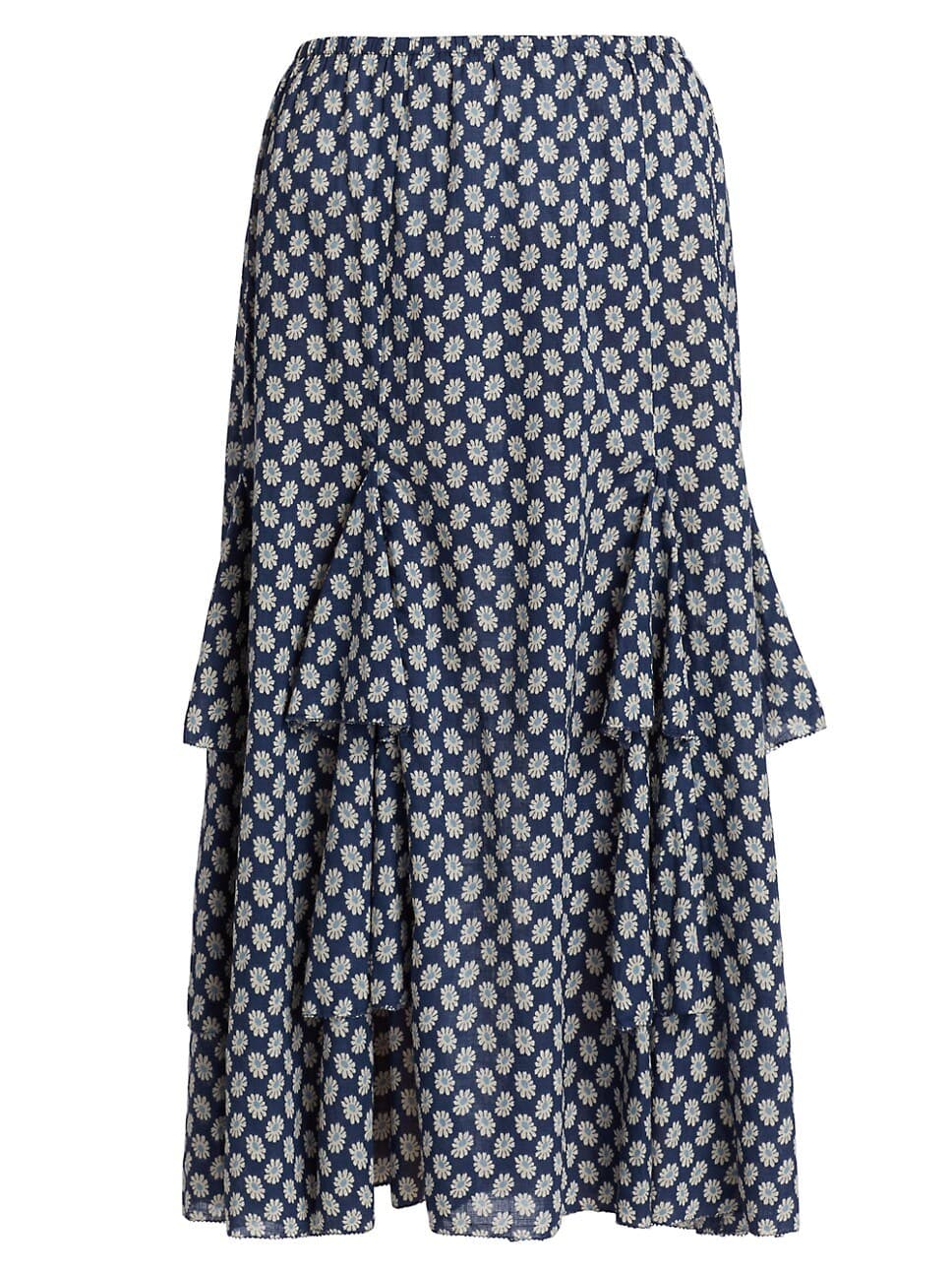The Curtsy Floral Midi-Skirt - Image 1