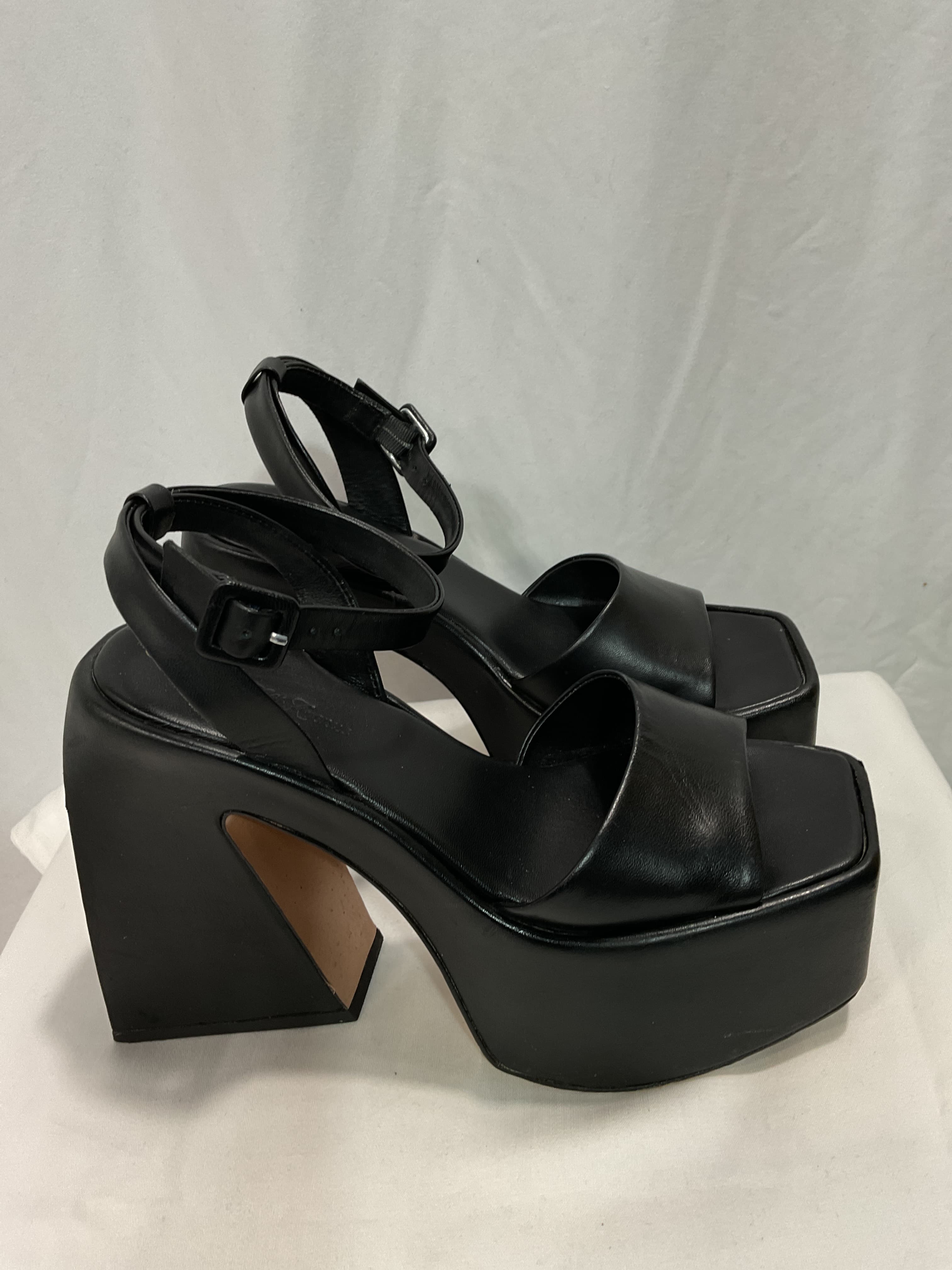 Skyhigh Platform Leather Sandals - Image 4