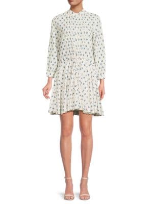 Ranil Floral A Line Mini Dress - Image 1