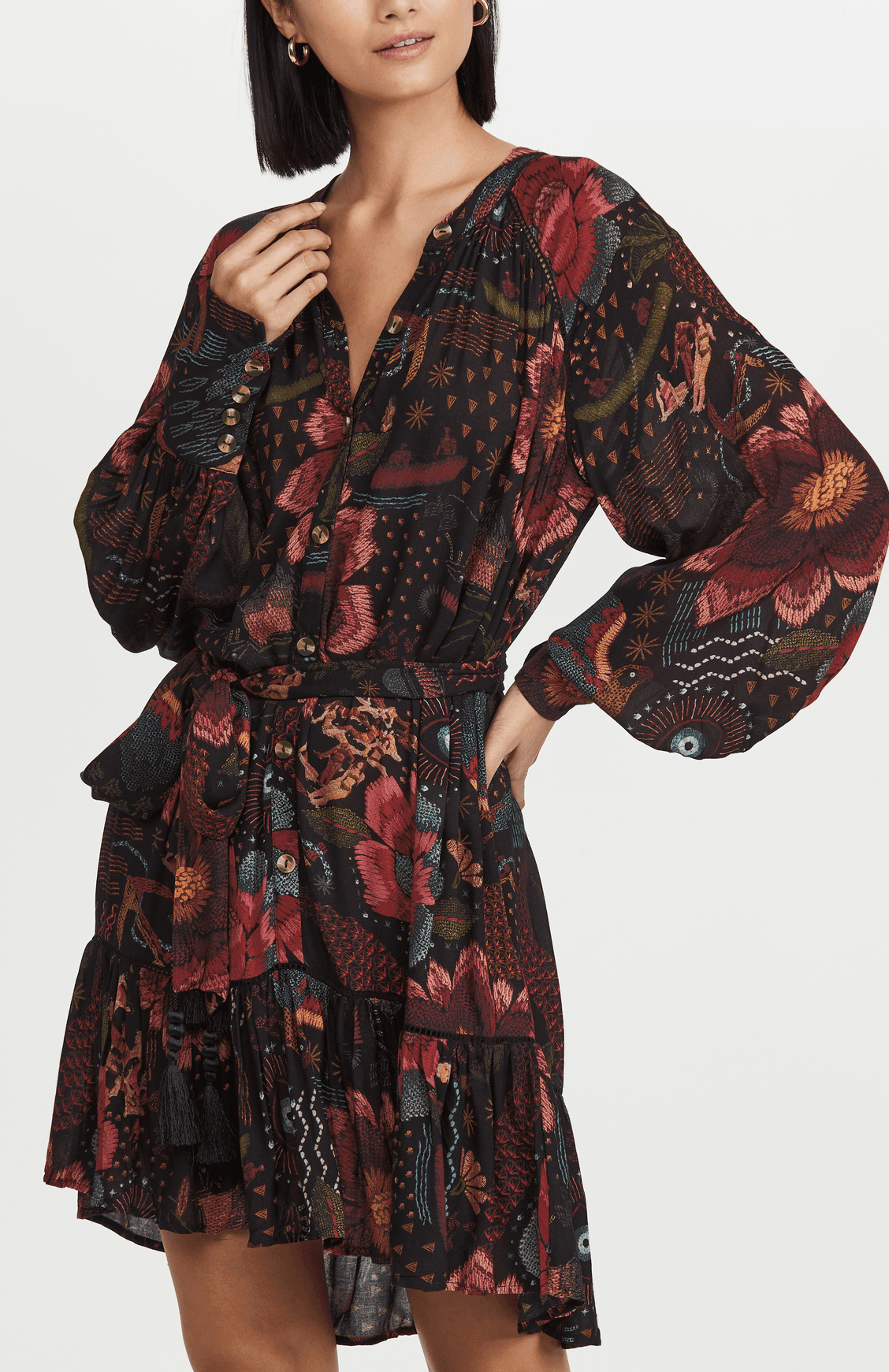 Black River Creatures Mini Dress - Image 1