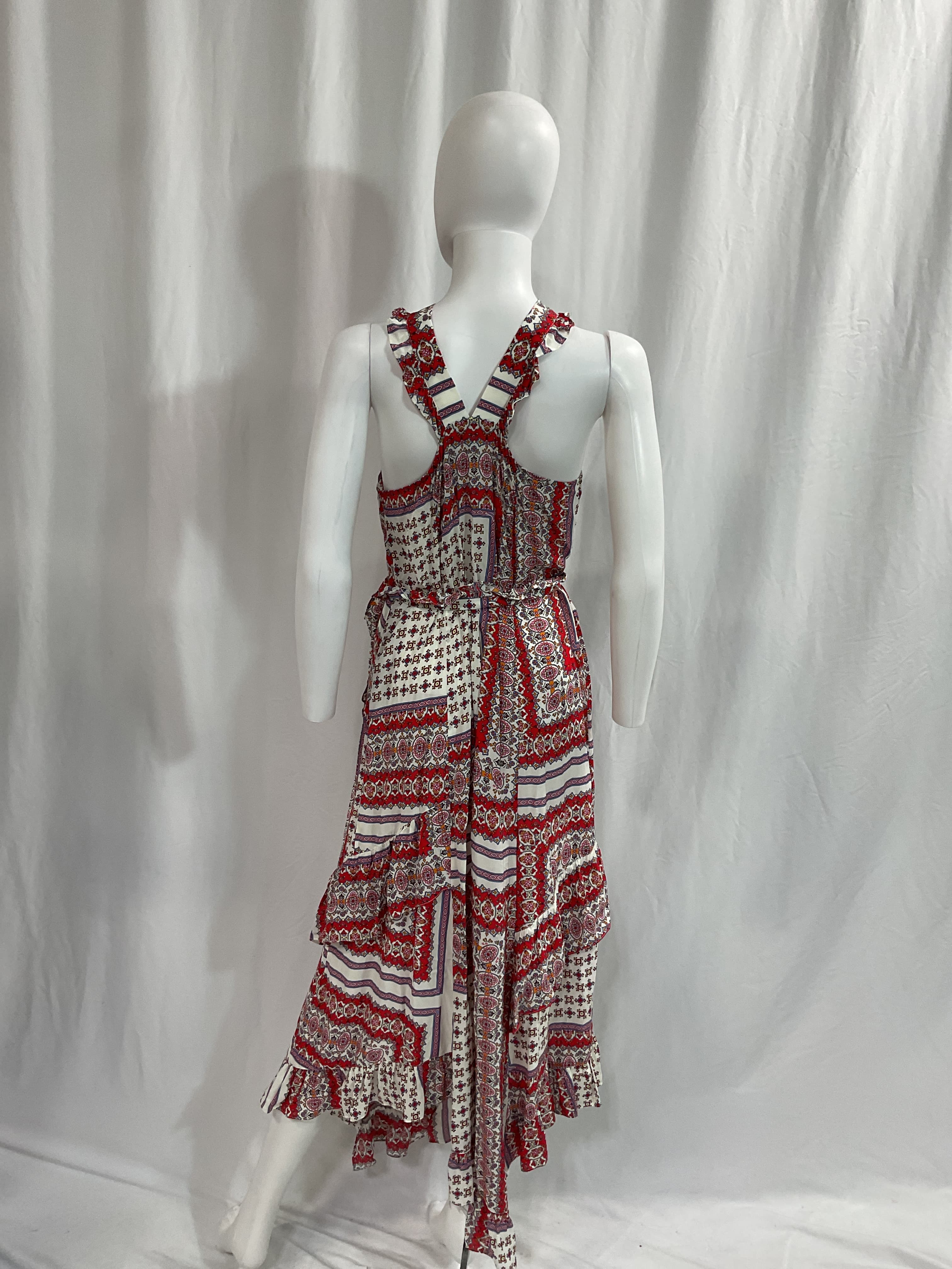 Dasha Graphic Print Hanterneck Dress - Image 2