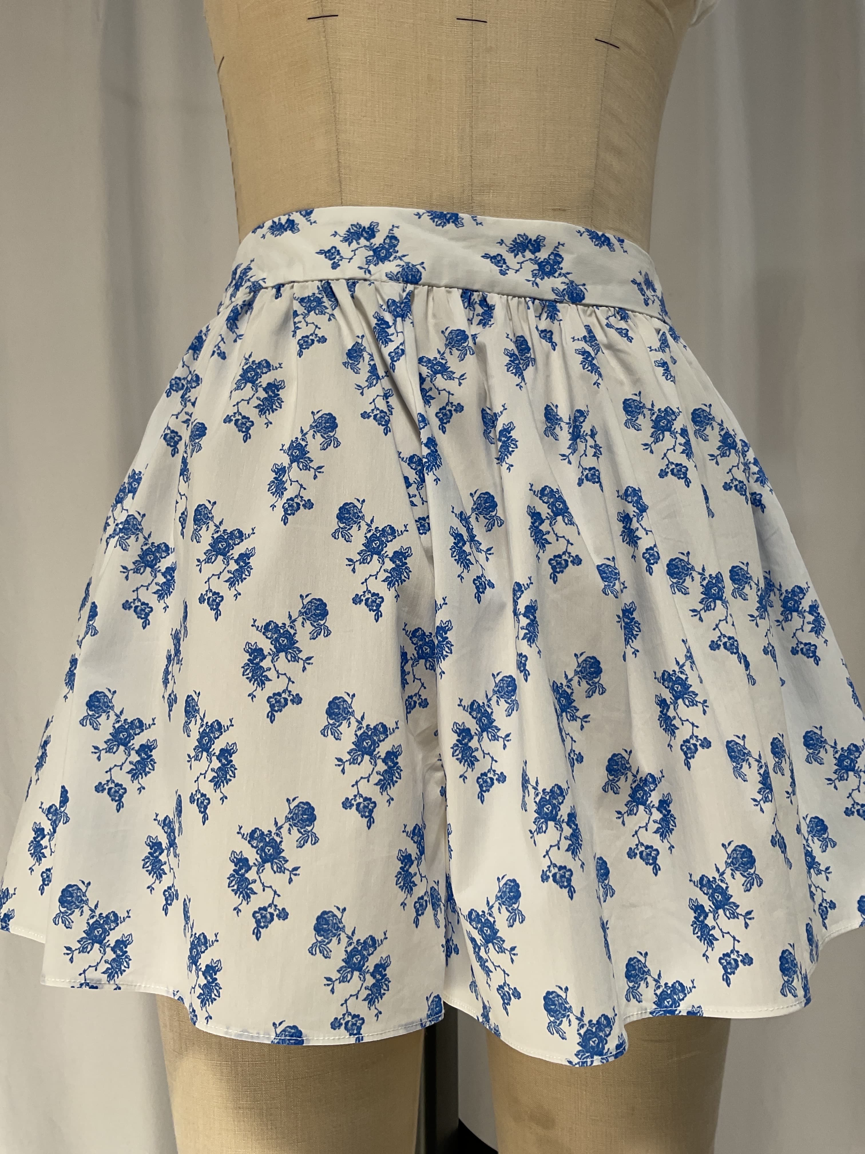 Teagen Floral-Print Cotton-Blend Poplin Shorts - Image 3