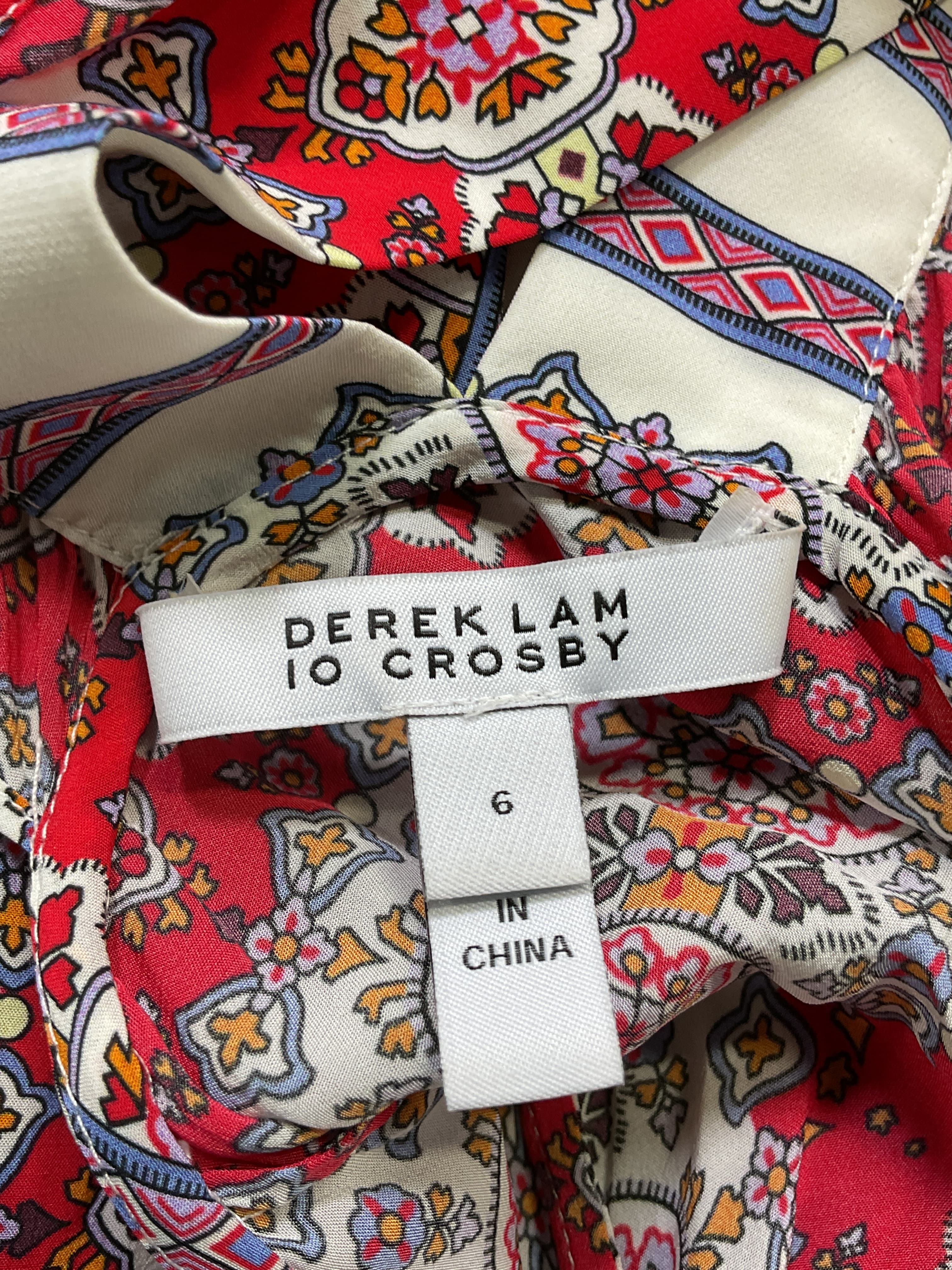 Dasha Graphic Print Hanterneck Dress - Image 4