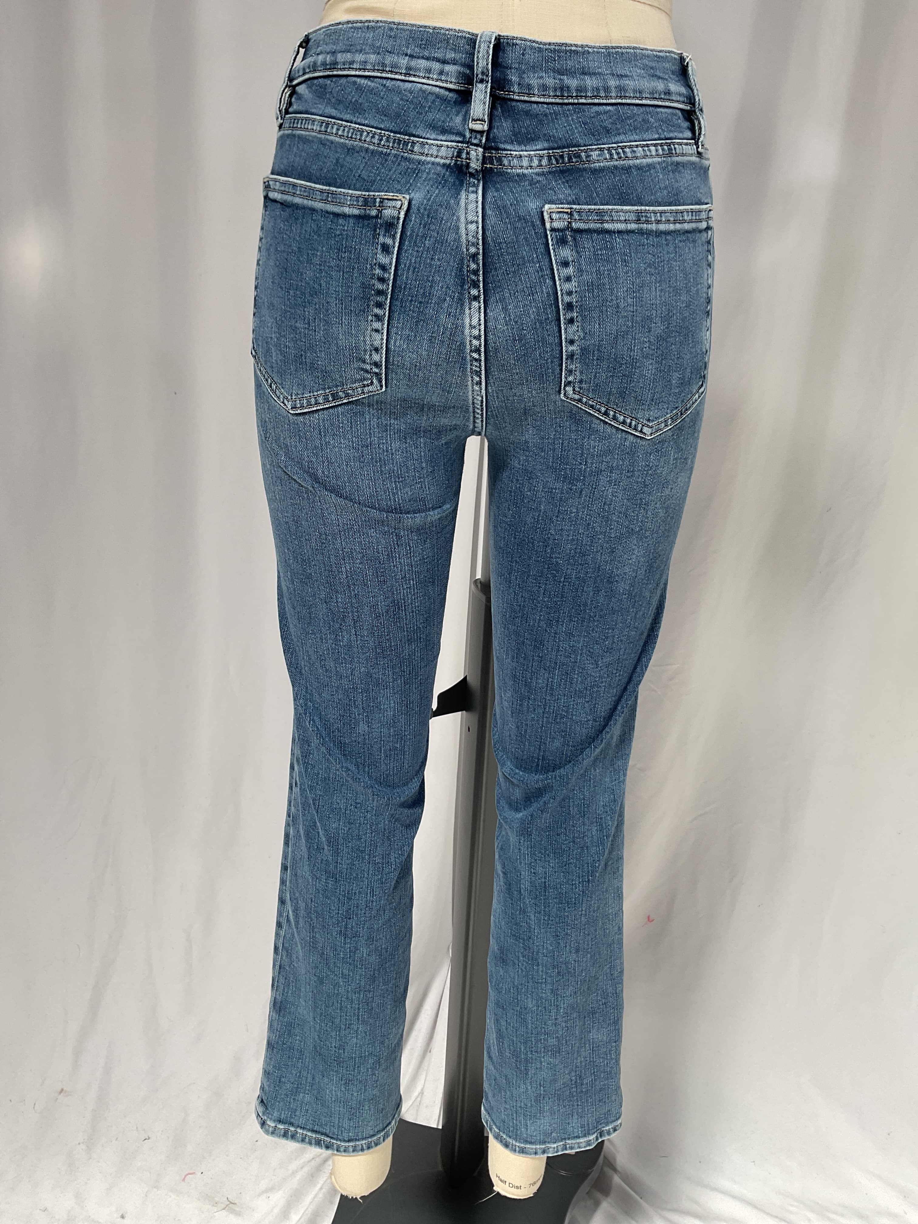 Le High Rise Straight Ankle Jeans - Image 4