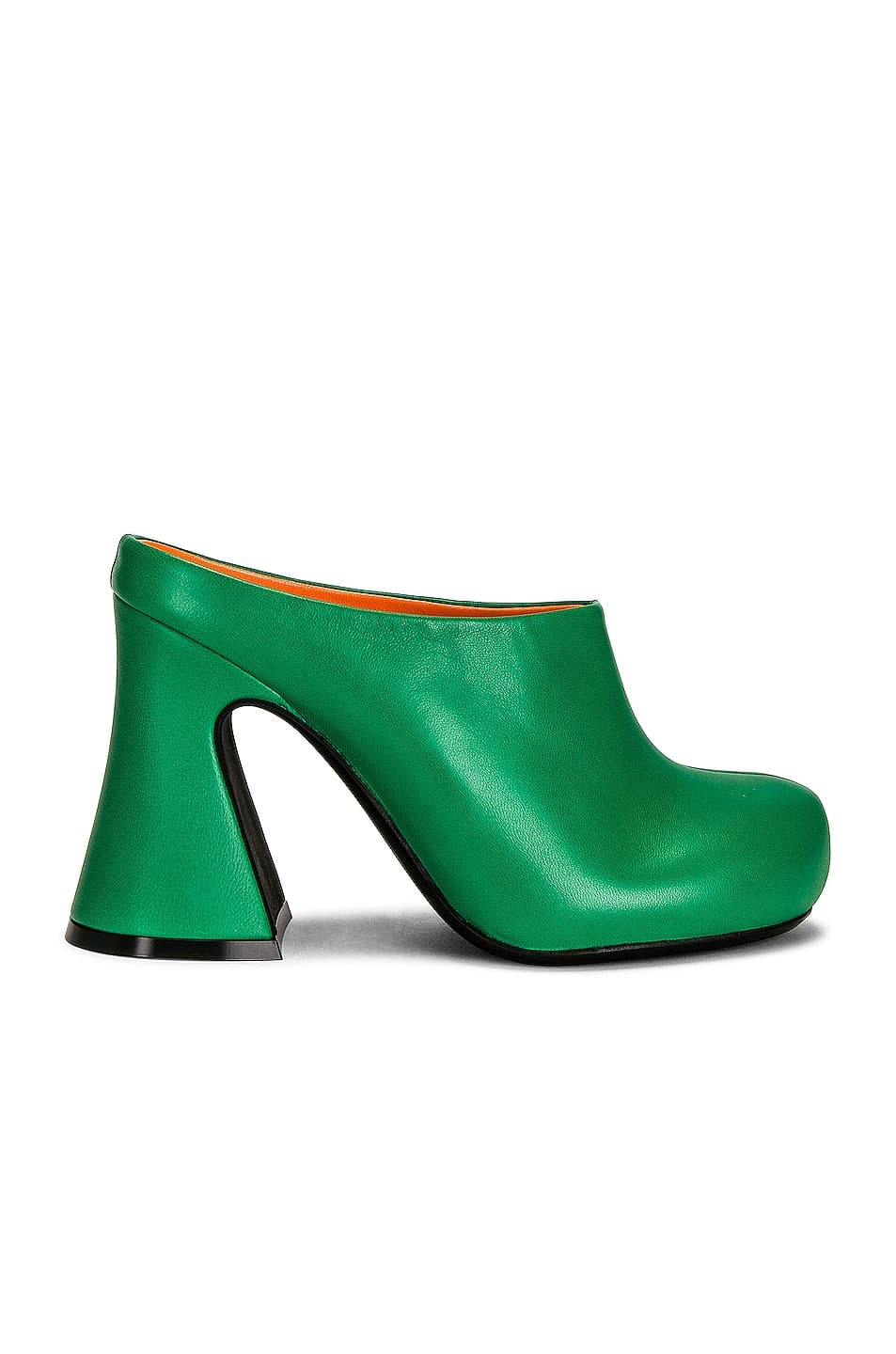 Fussbett Sabot Heels In Garden Green - Image 1