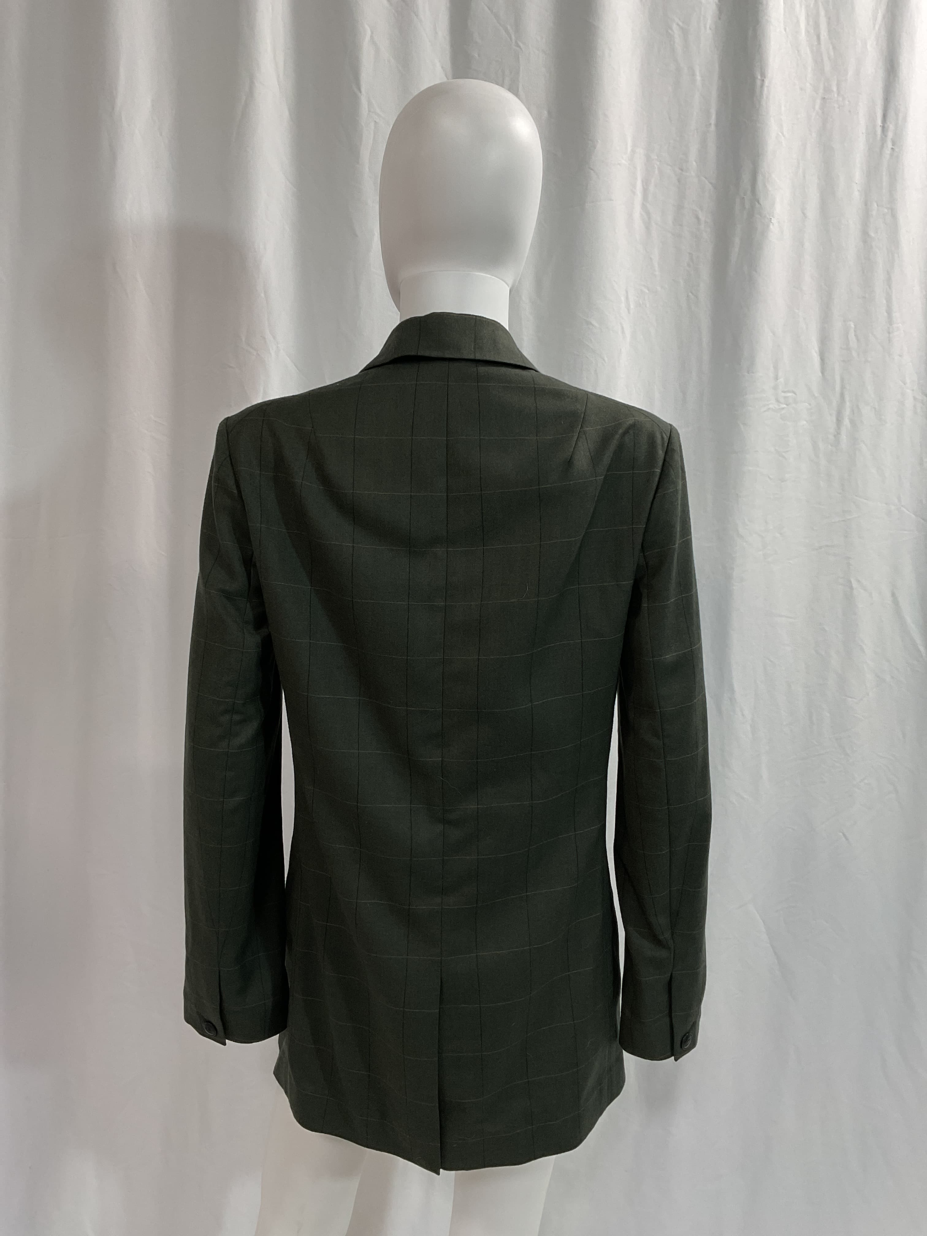 Herringbone Knit Wool Blazer - Image 2