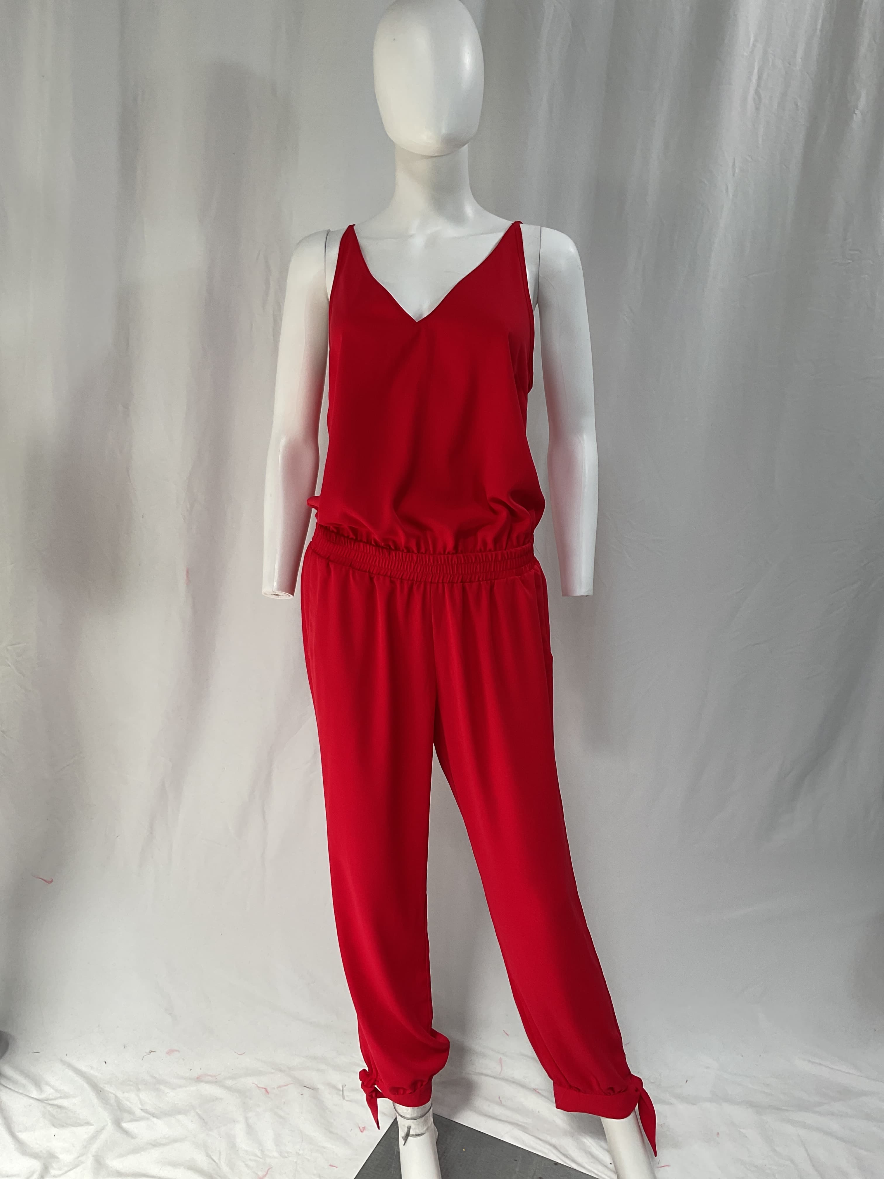 Seville Jumpsuit In Lipstick - Image 2