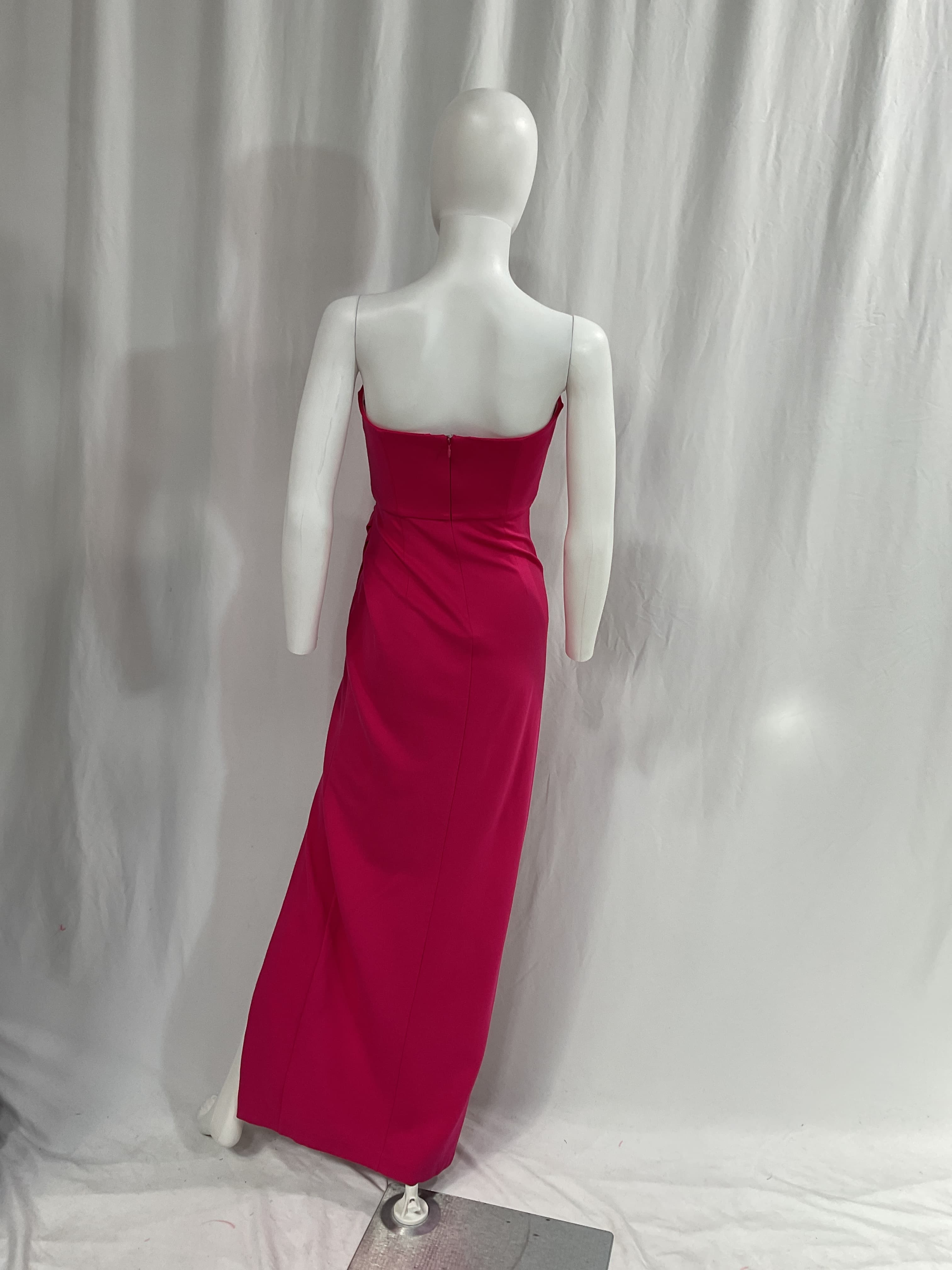 Lucilda Gown In Hot Pink - Image 2
