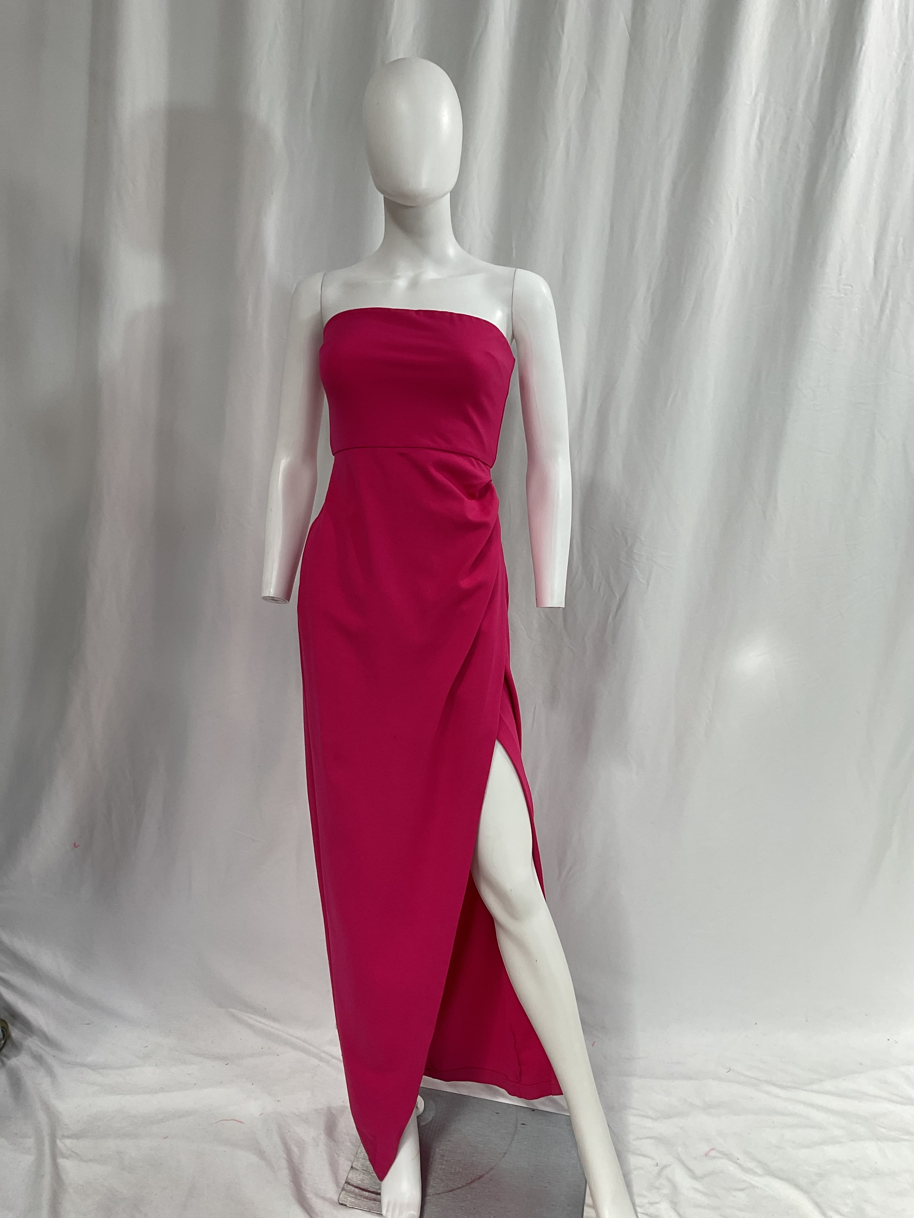 Lucilda Gown In Hot Pink - Image 3