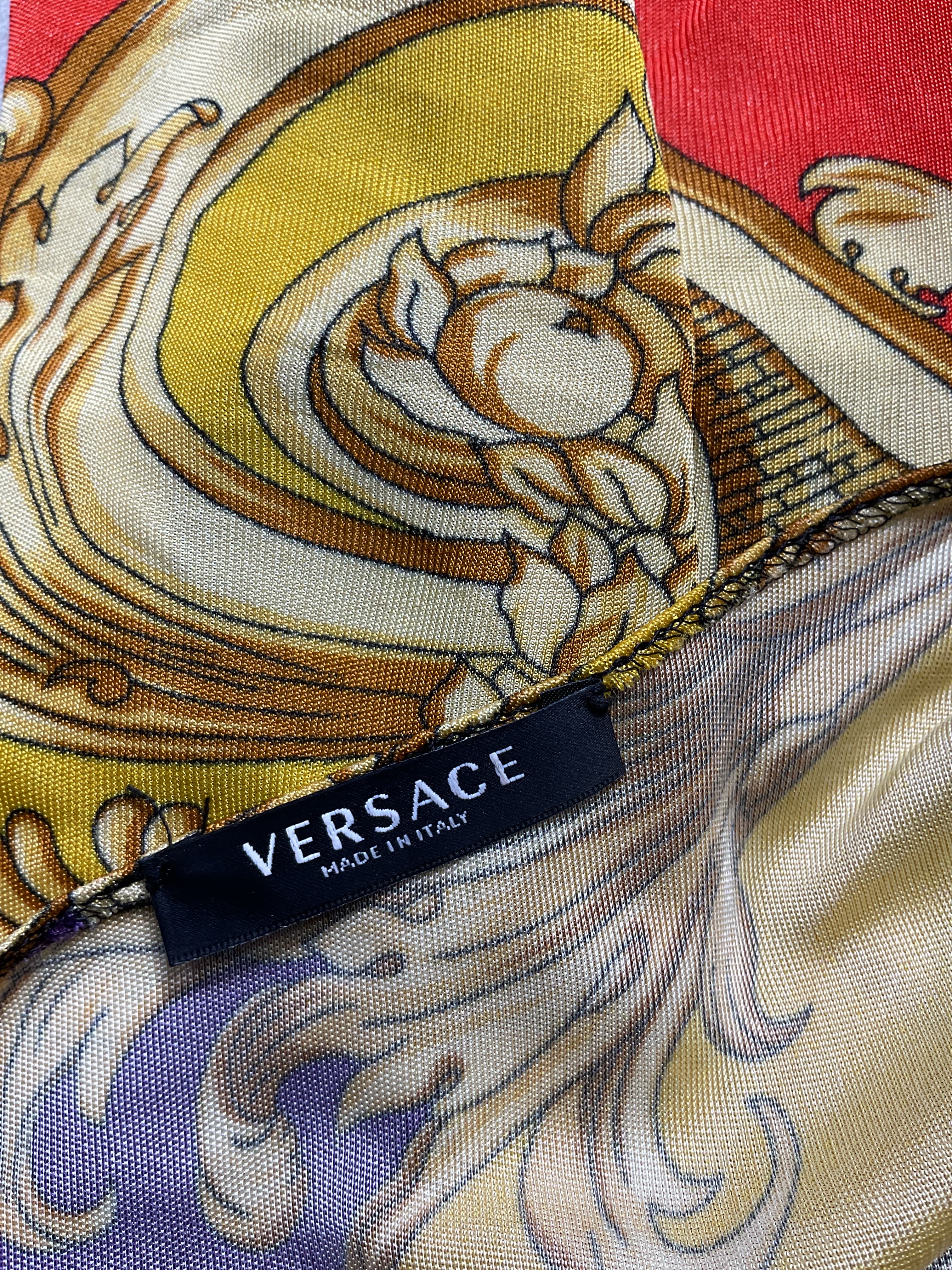 Safety Pin & Heritage Print Crop Top - Image 4