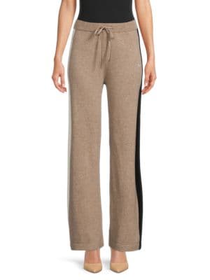 Soft Stripe Wool Pants - Image 1