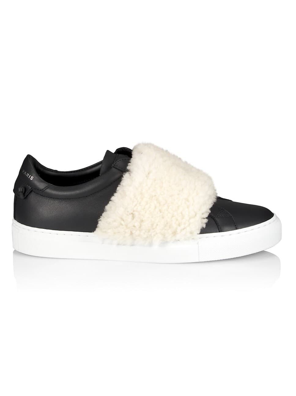 Urban Street Leather & Shearling Sneakers - Image 1