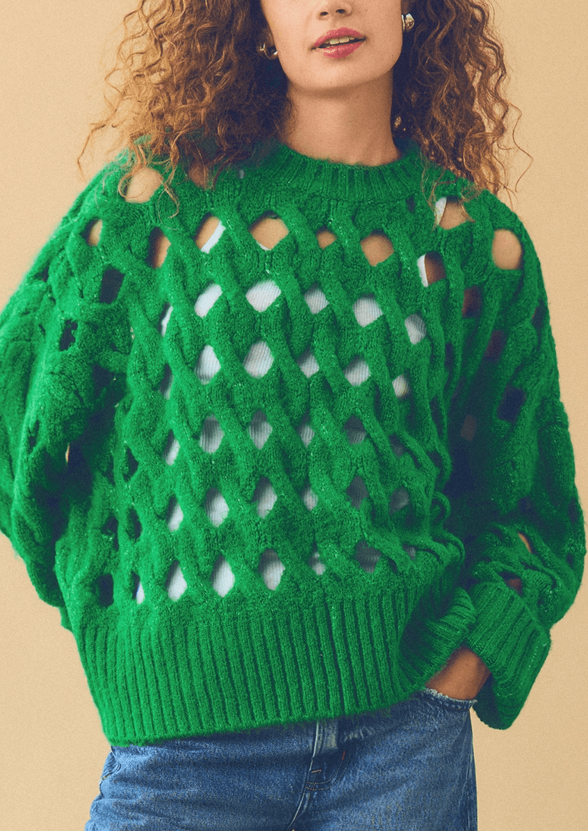Denim Darya Sweater - Image 1