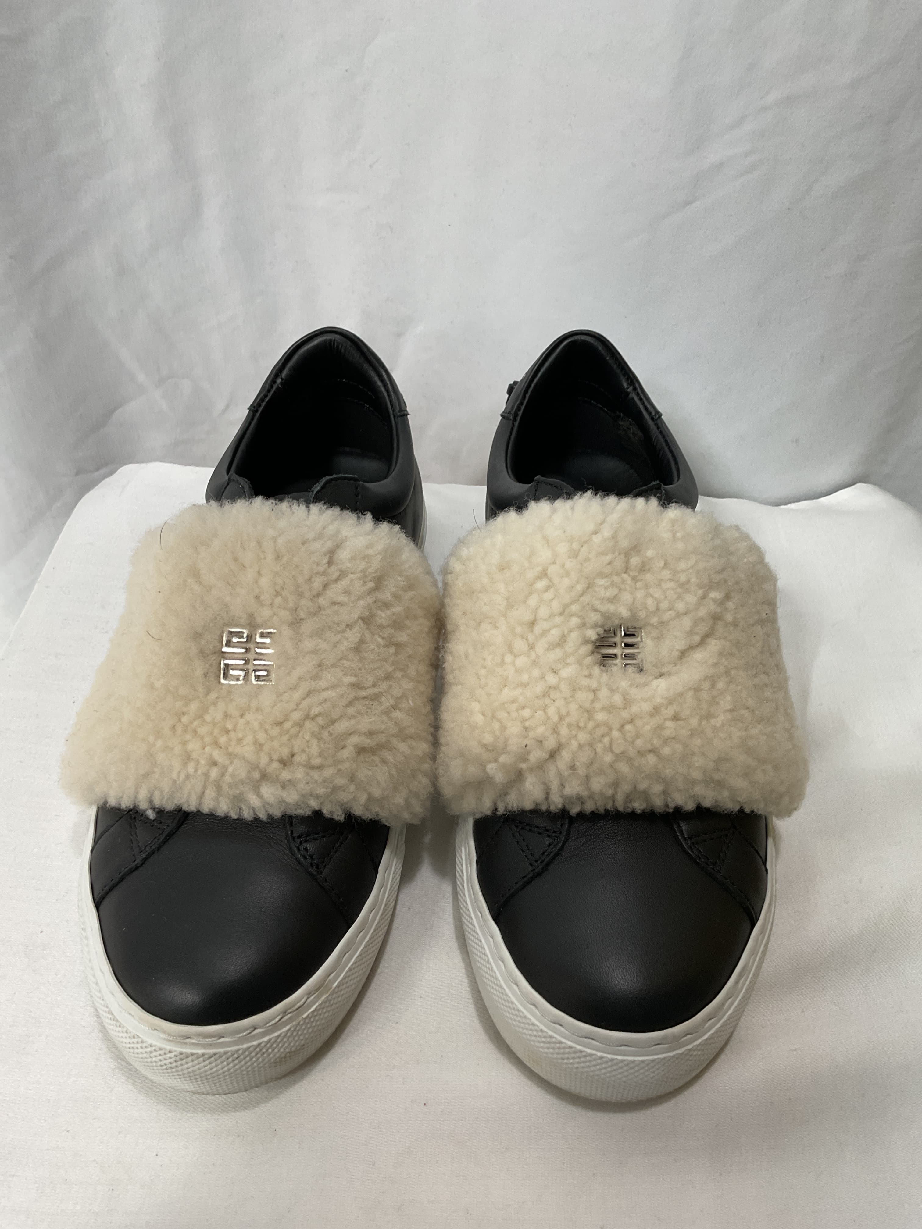 Urban Street Leather & Shearling Sneakers - Image 3