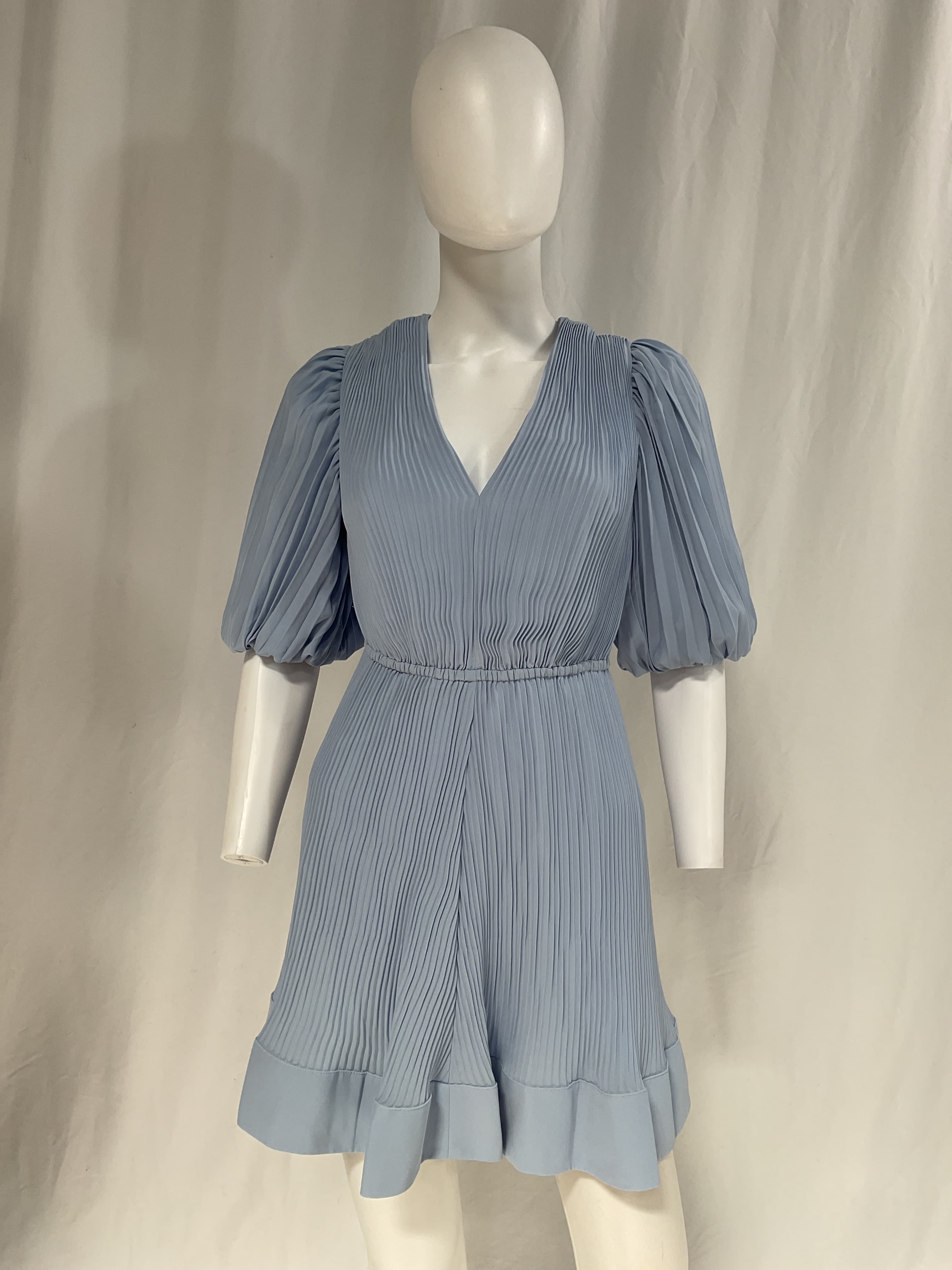 Elle Pliss-Pleated Minidress - Image 4