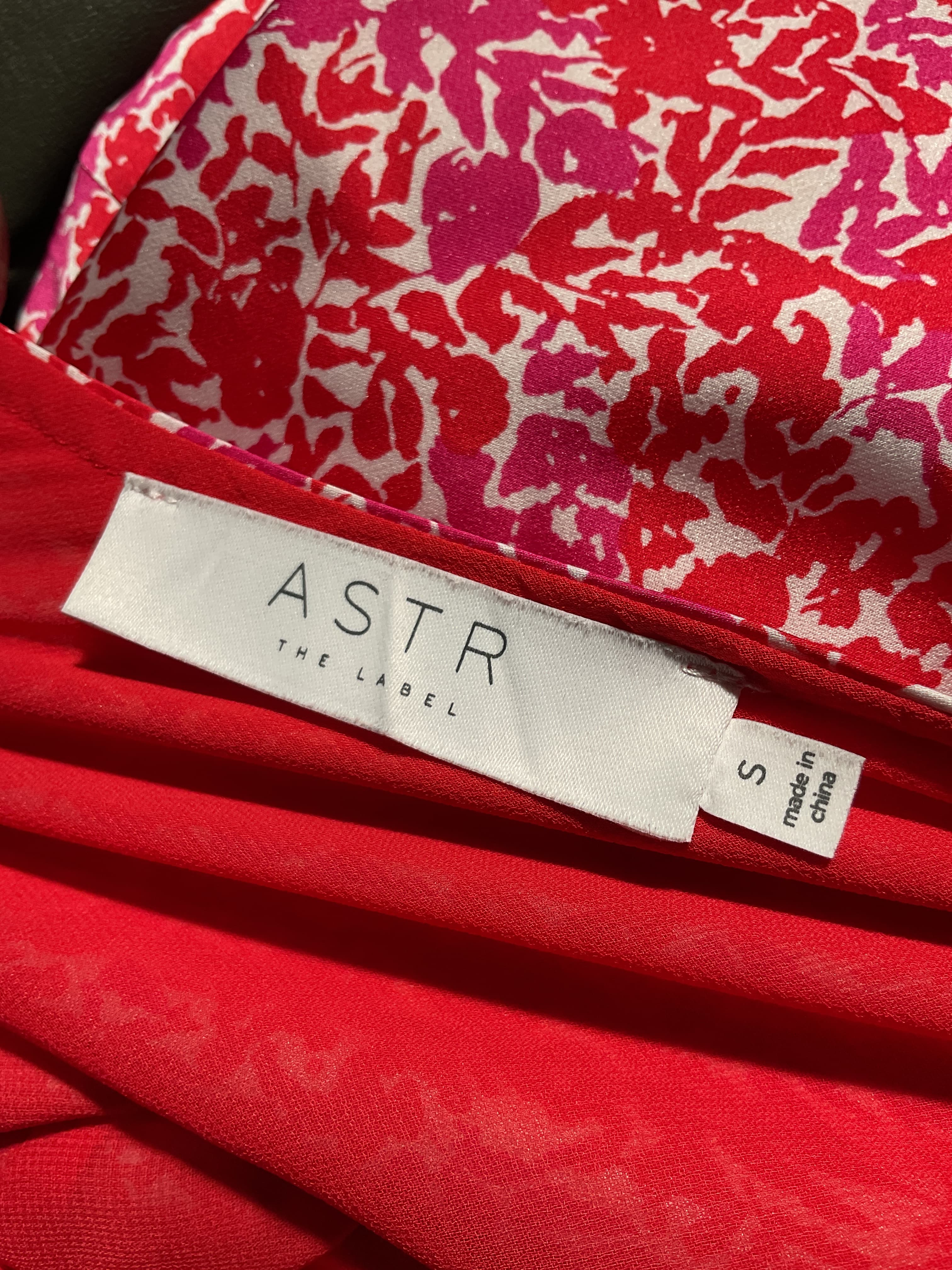 Colette Floral Satin Cutout Midi Dress - Image 3