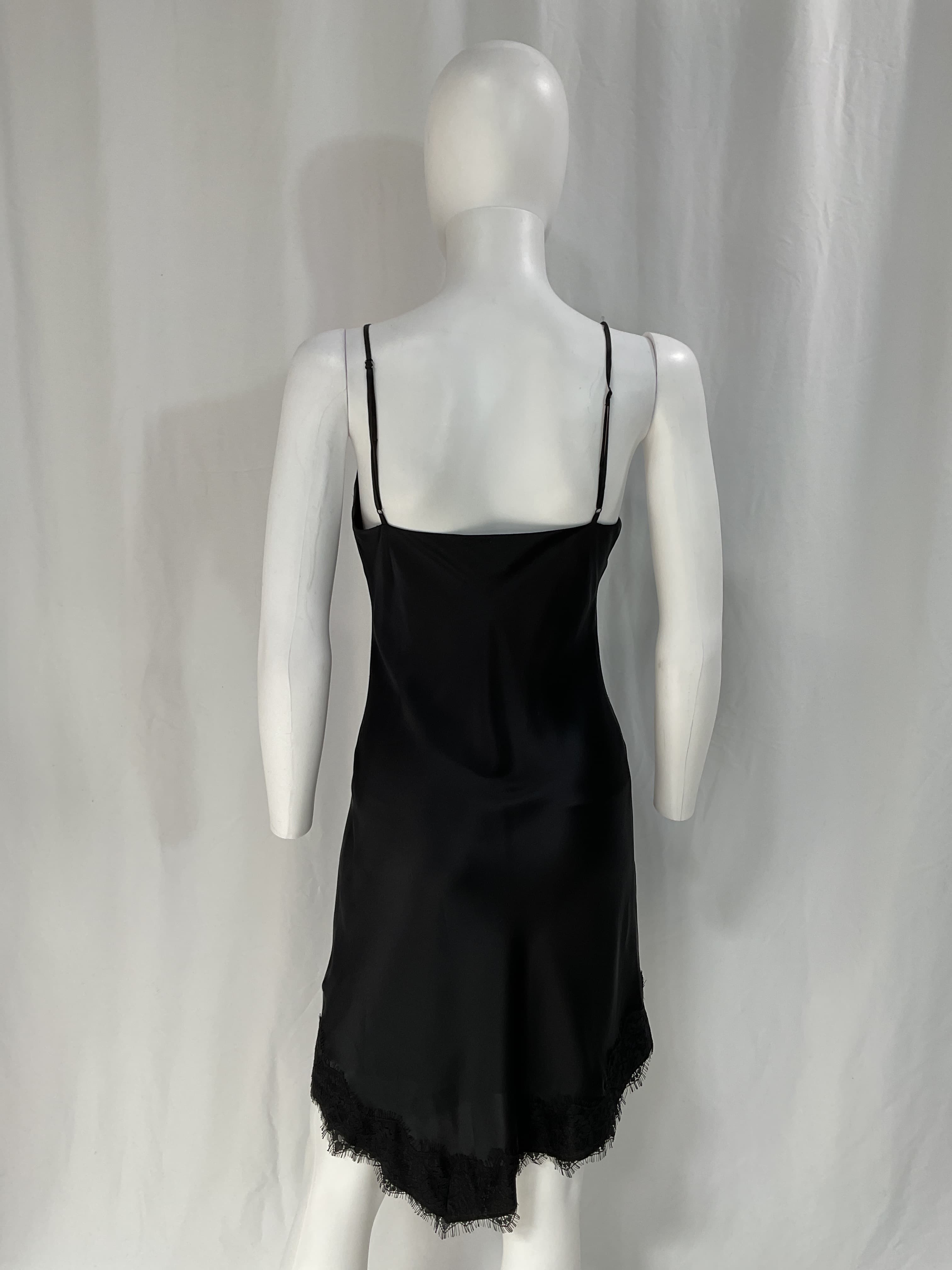 Moana Asymmetrical Silk Mini Dress - Image 3