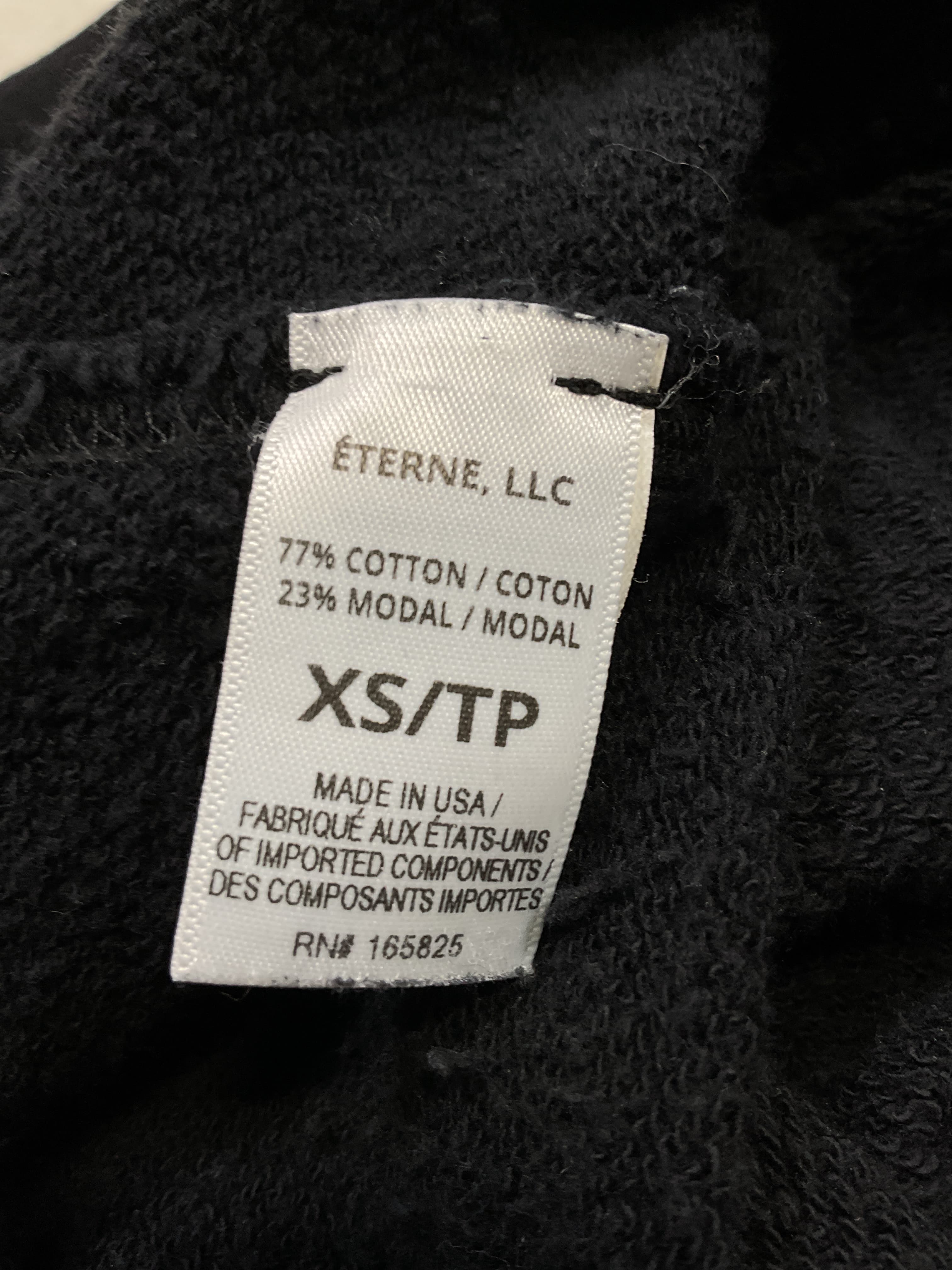 Straight Leg Sweatpant In Black - Image 2