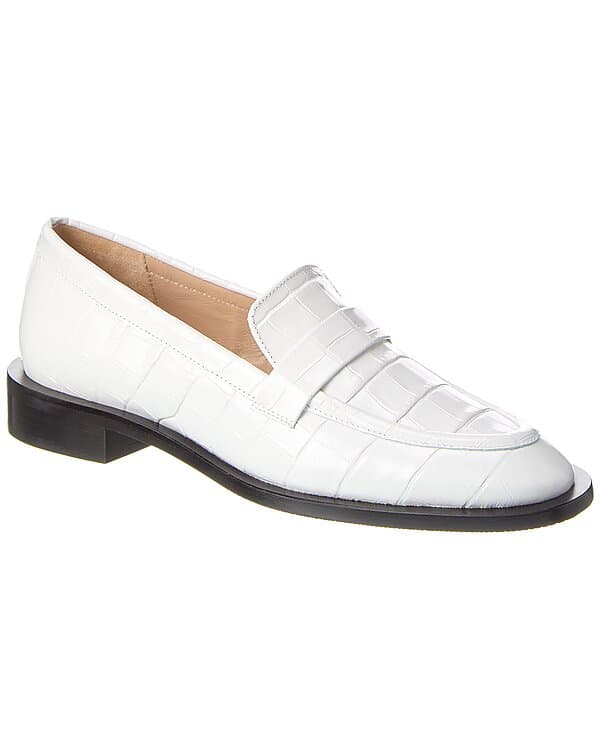 Palmer Sleek Croc-Embossed Leather - Image 1