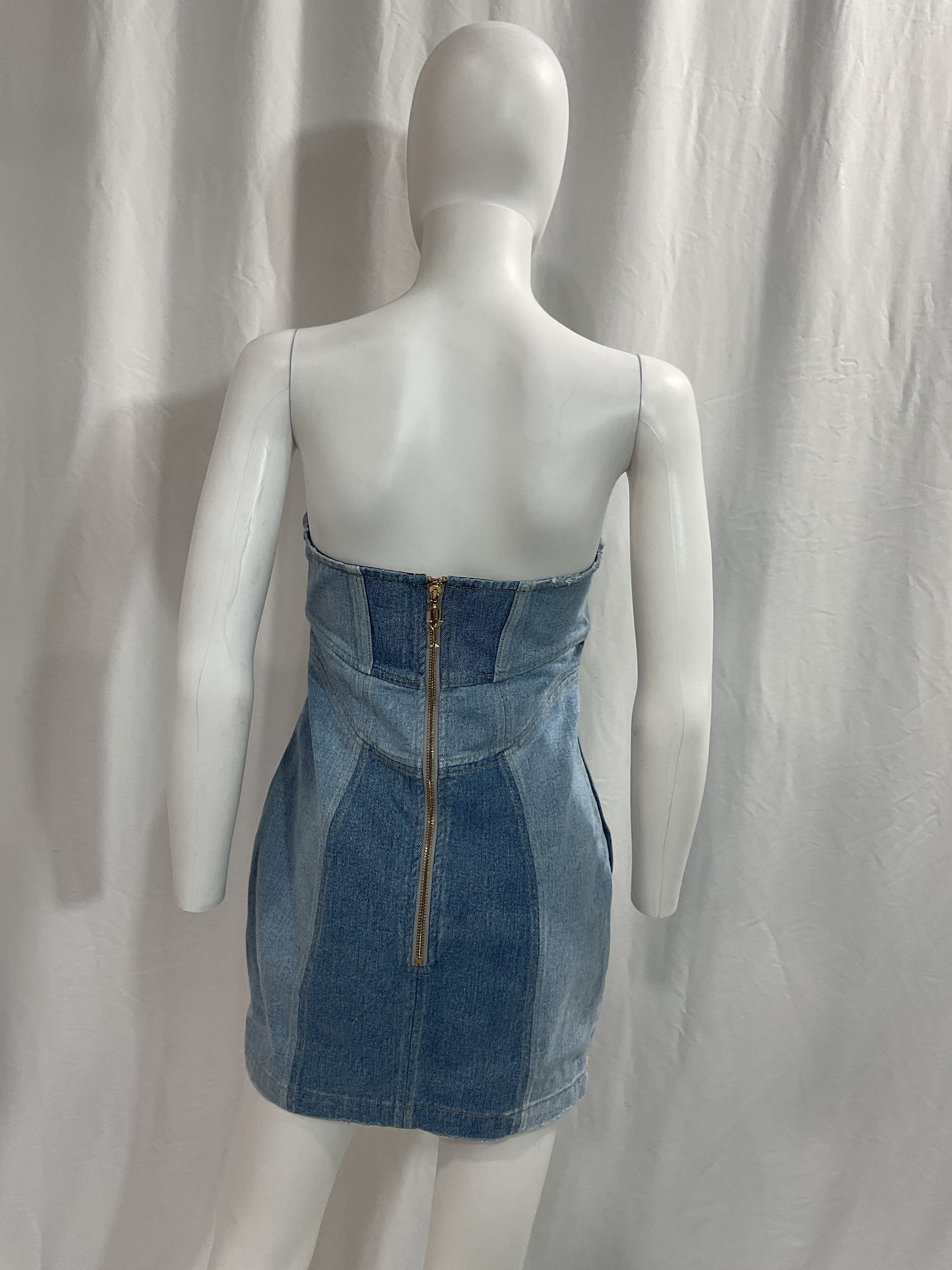 Simi Dress In Patchwork - Image 2