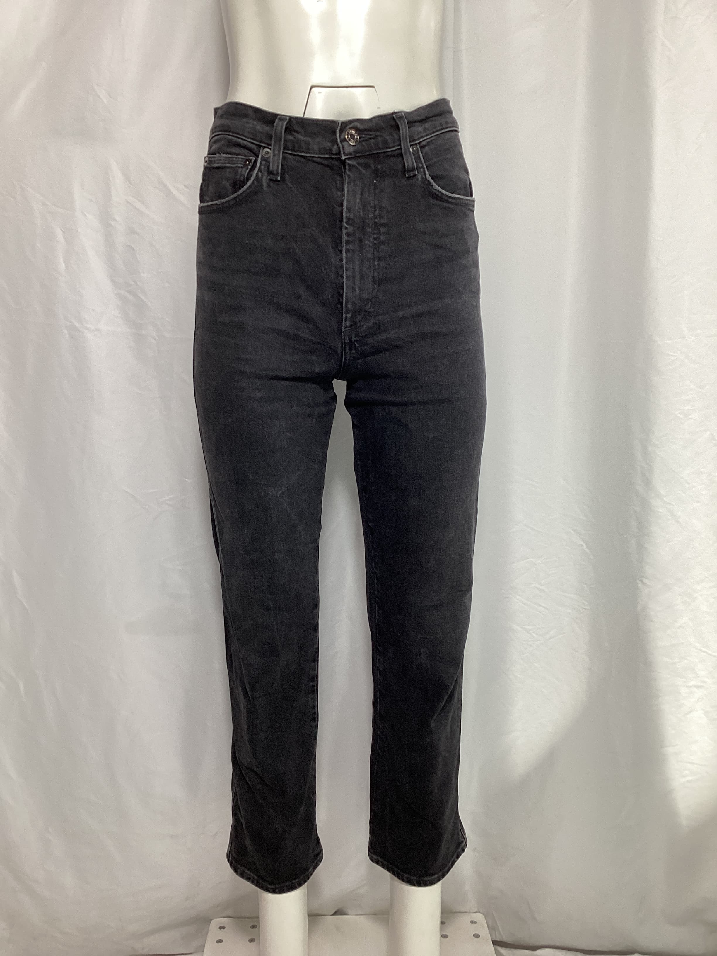 Pinch Waist High Rise Kick Flare In Panoramic - Image 3