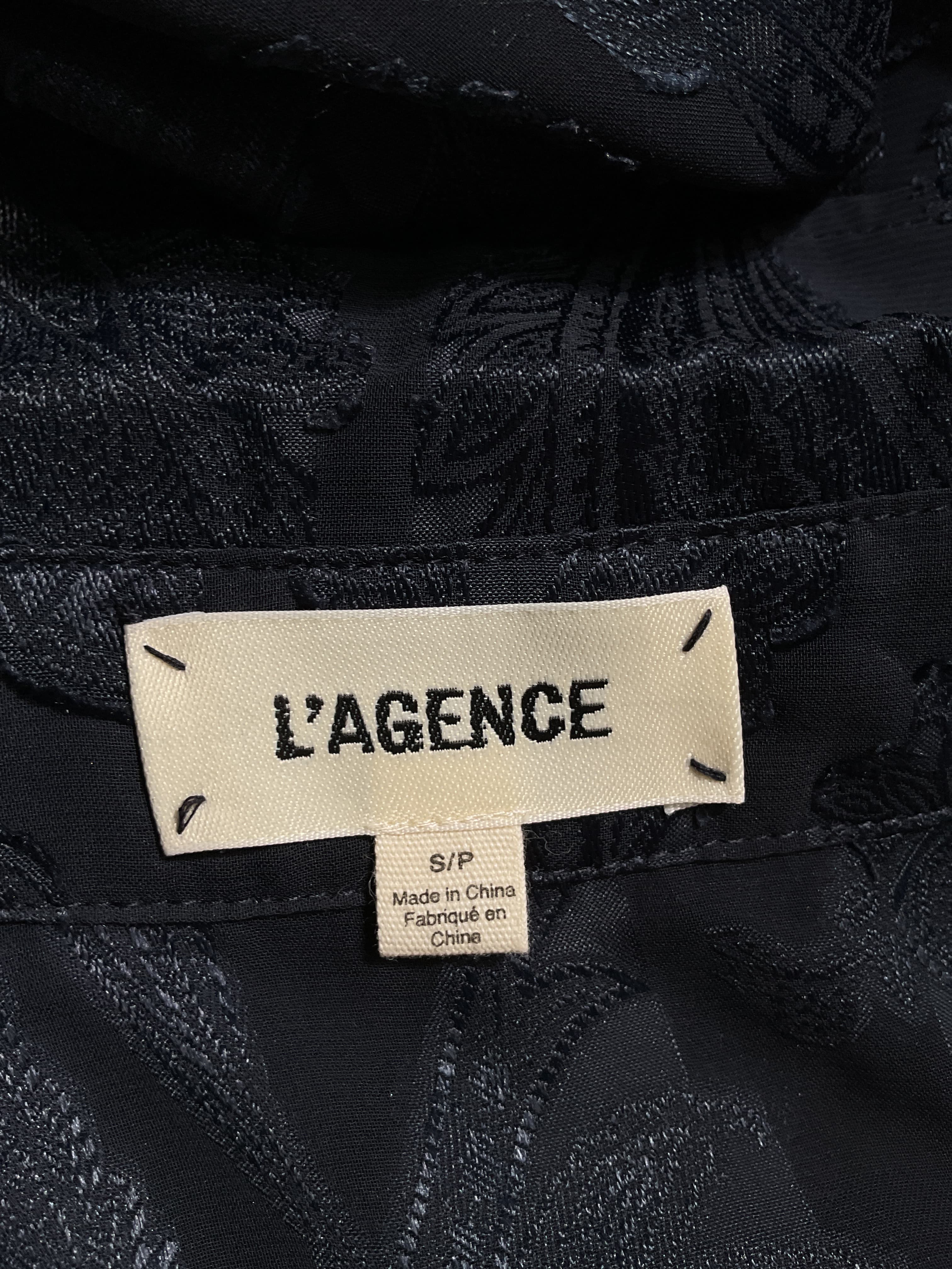 Laurent Paisley Burnout Long Sleeve Button-Up Shirt - Image 4