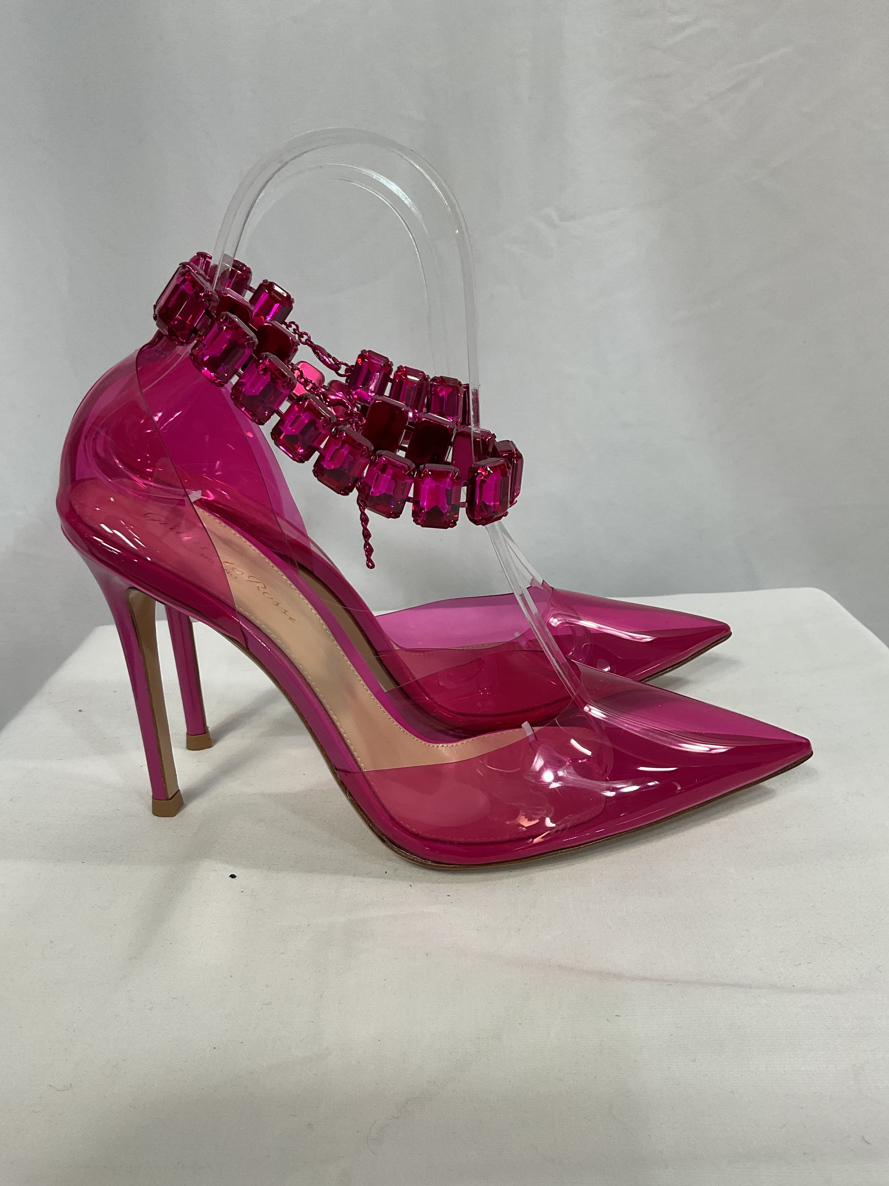 Crystal-Embellished Pvc Pumps - Image 4