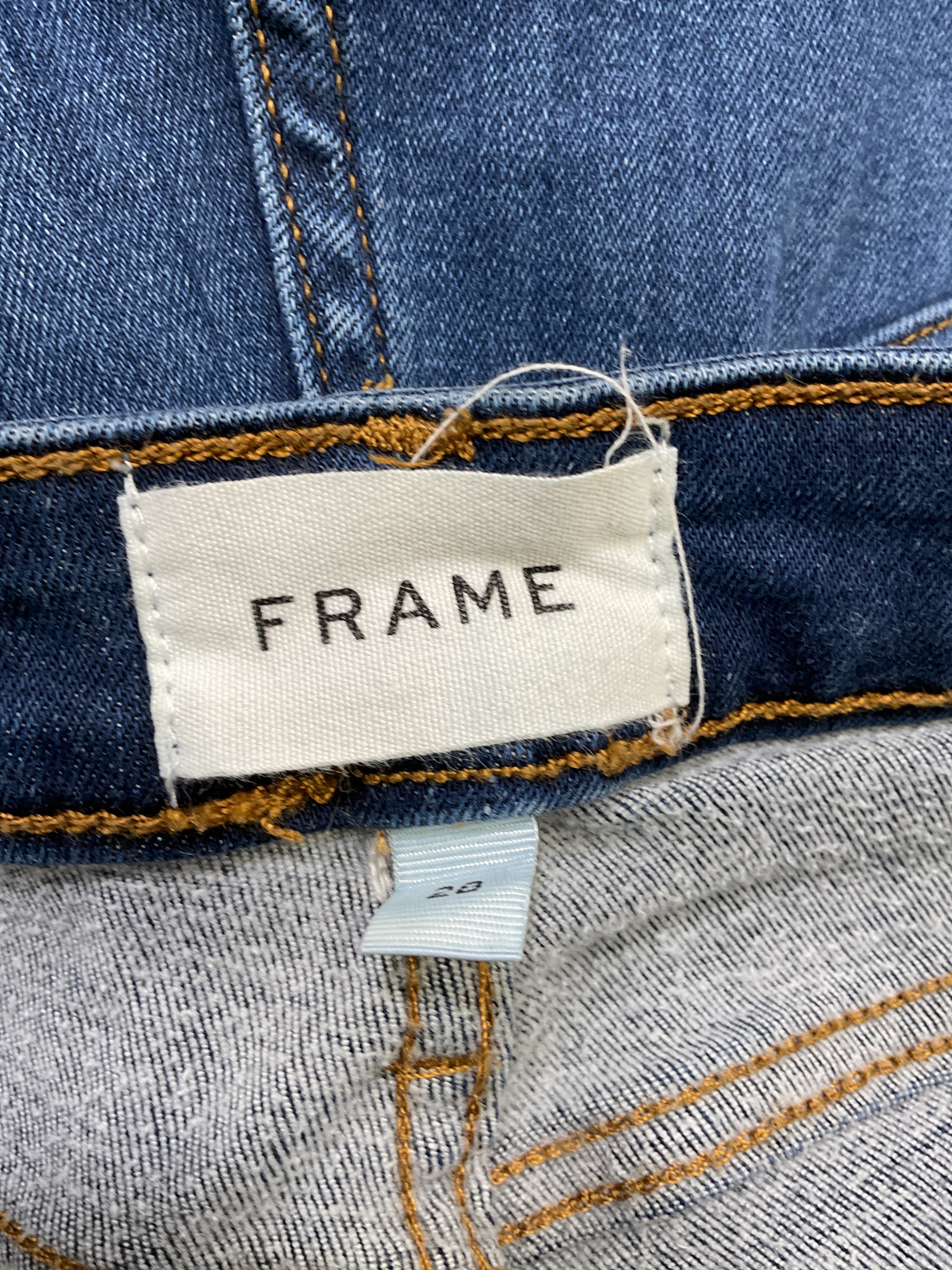 Le Crop Mini Bootcut Raw Hem Jeans - Image 4