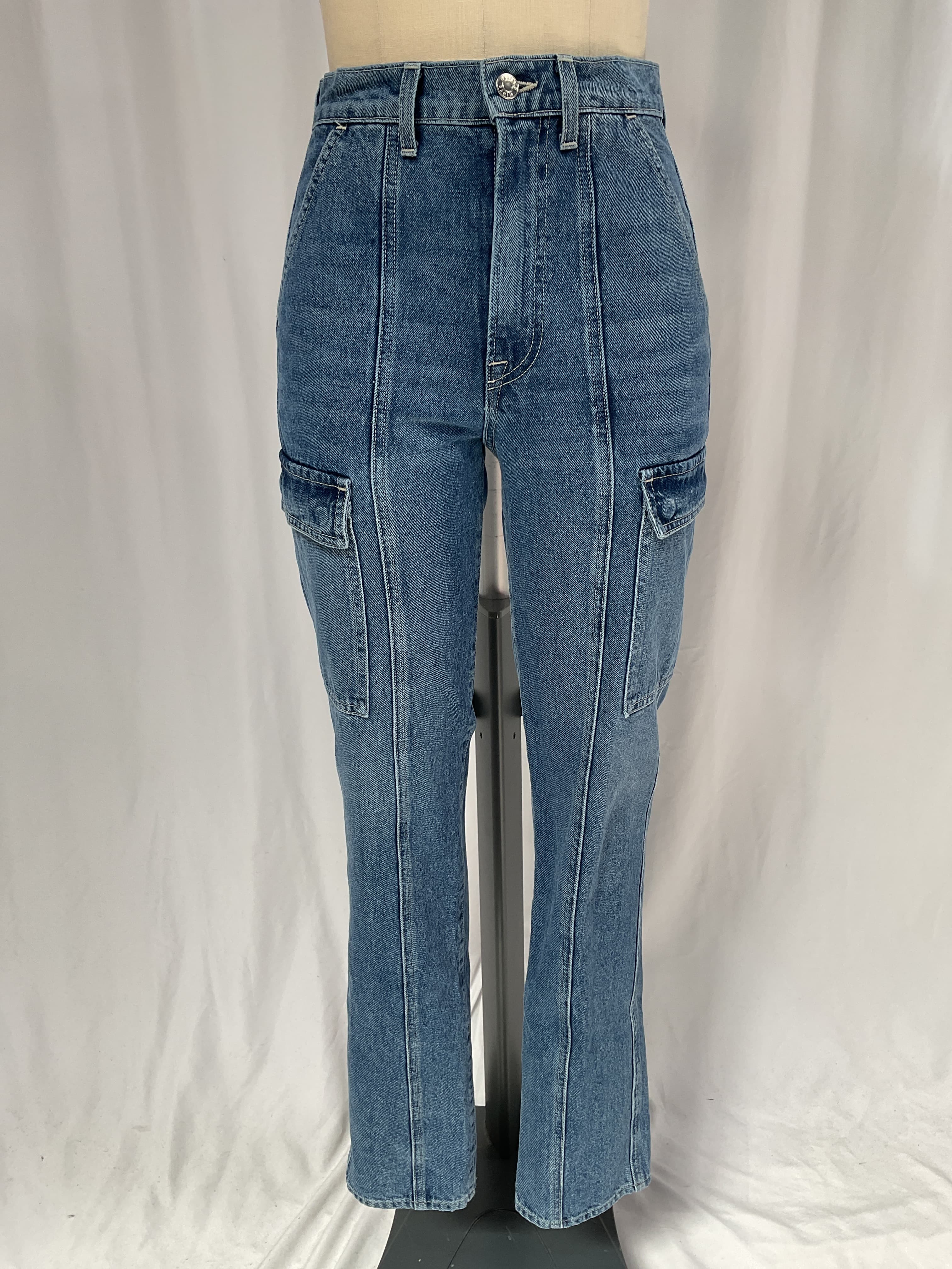 Harper High Rise Slim Cargo In Cameron - Image 2