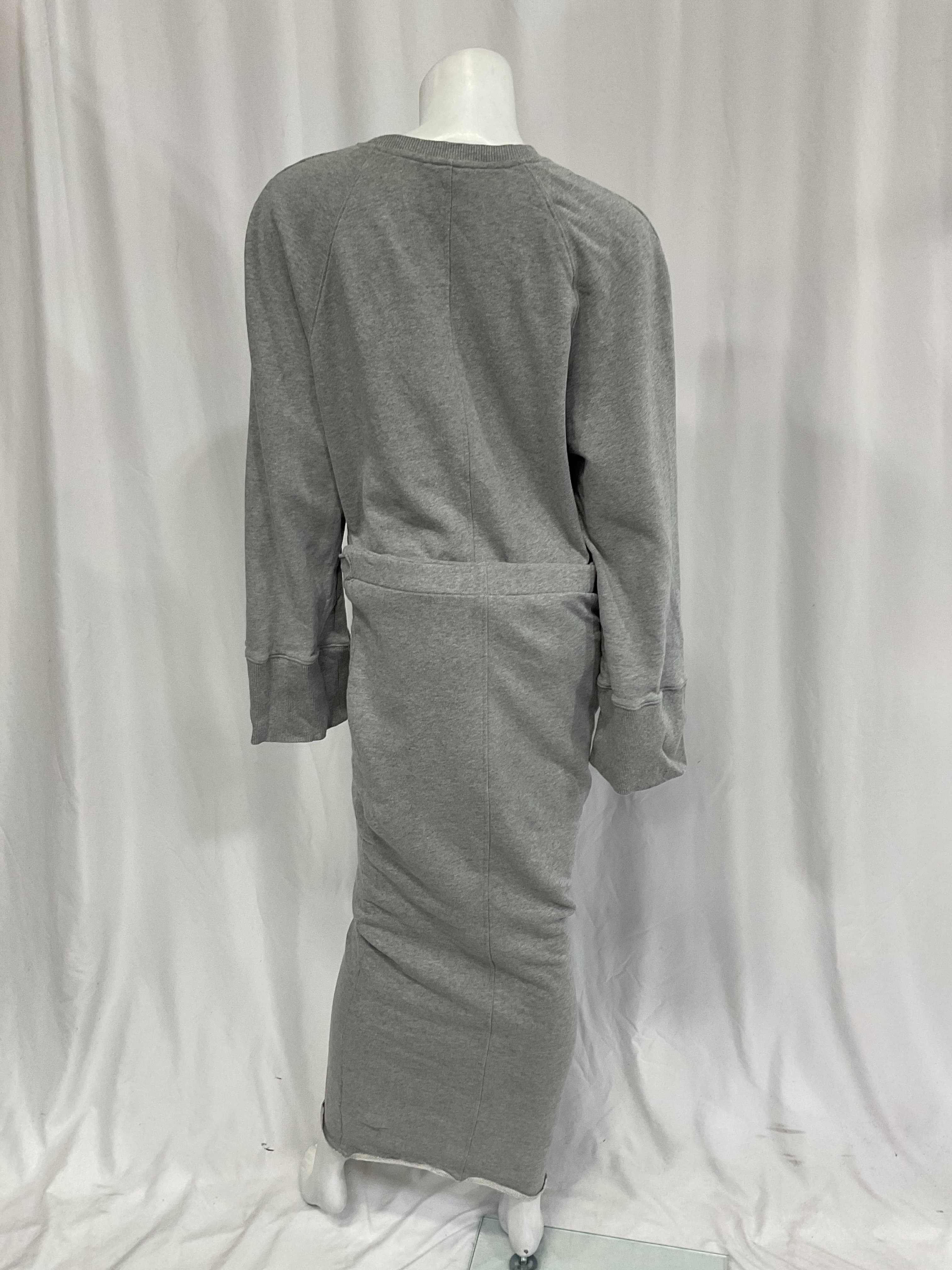 The Femme Sweatshirt Dress In Heather Grey - Image 2