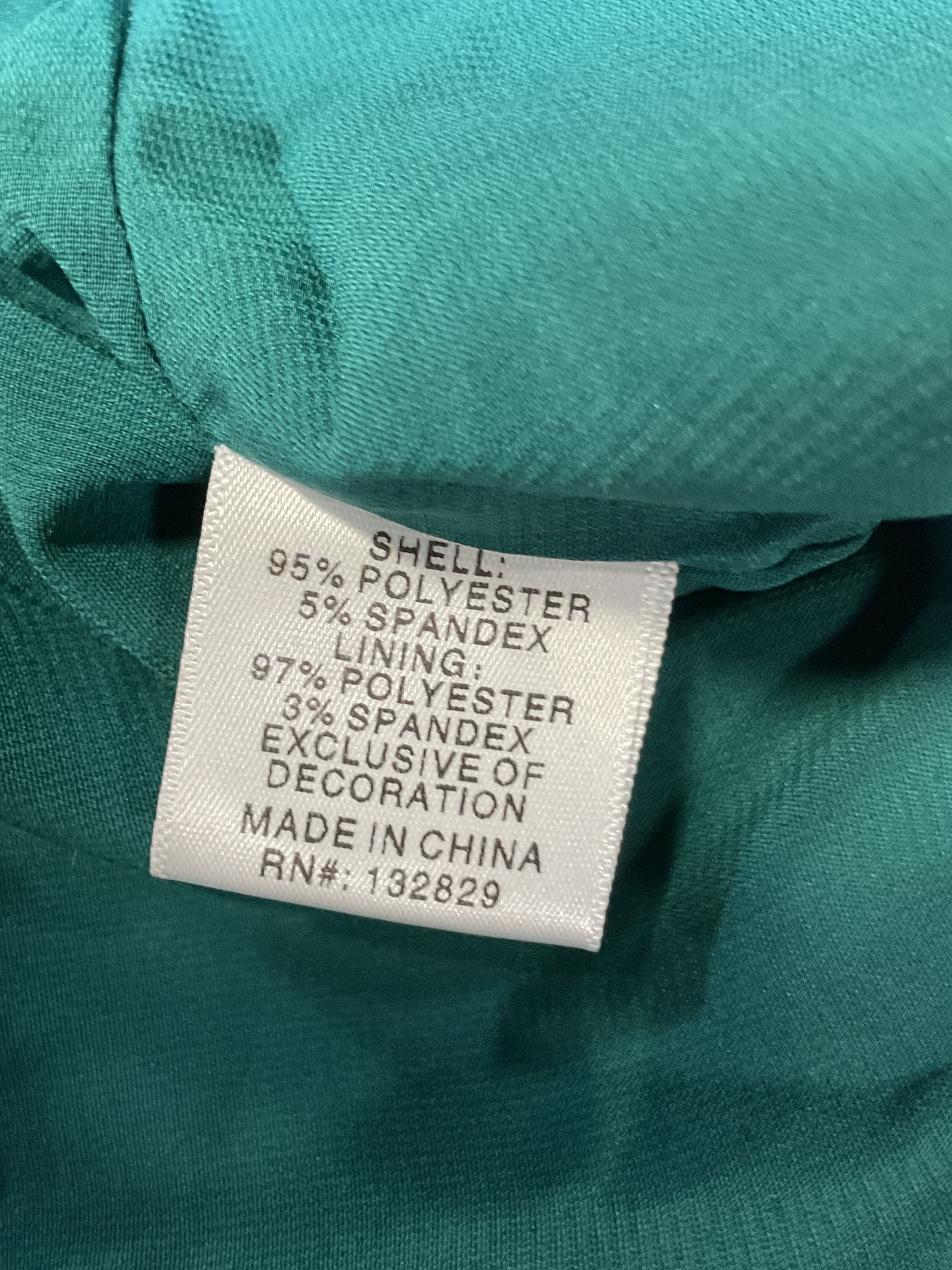 Camryn Pant In Teal Green - Image 3
