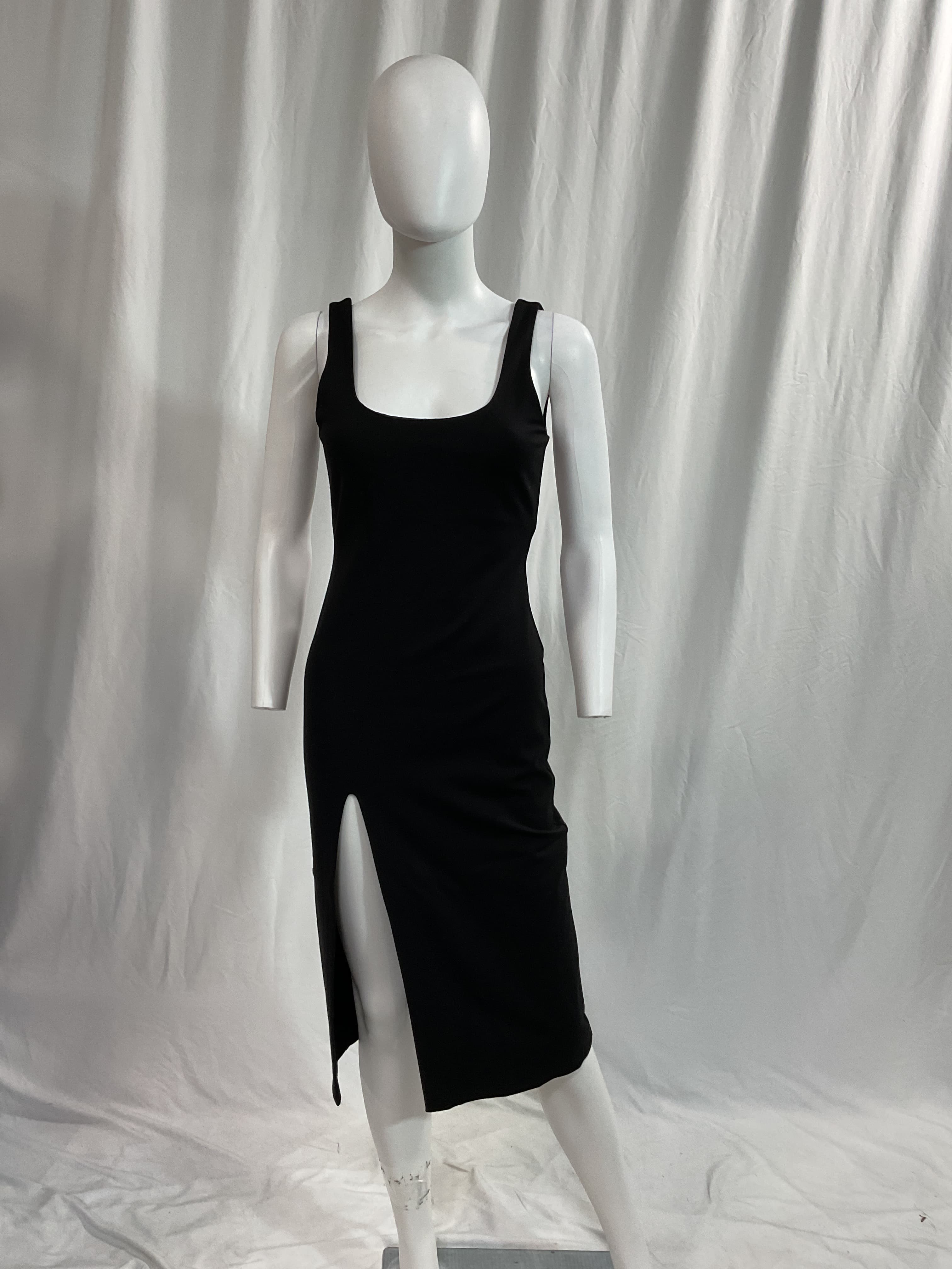 Thom Midi Dress In Black - Image 2