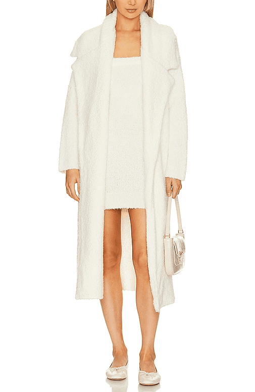Athena Robe In Winter White - Image 1