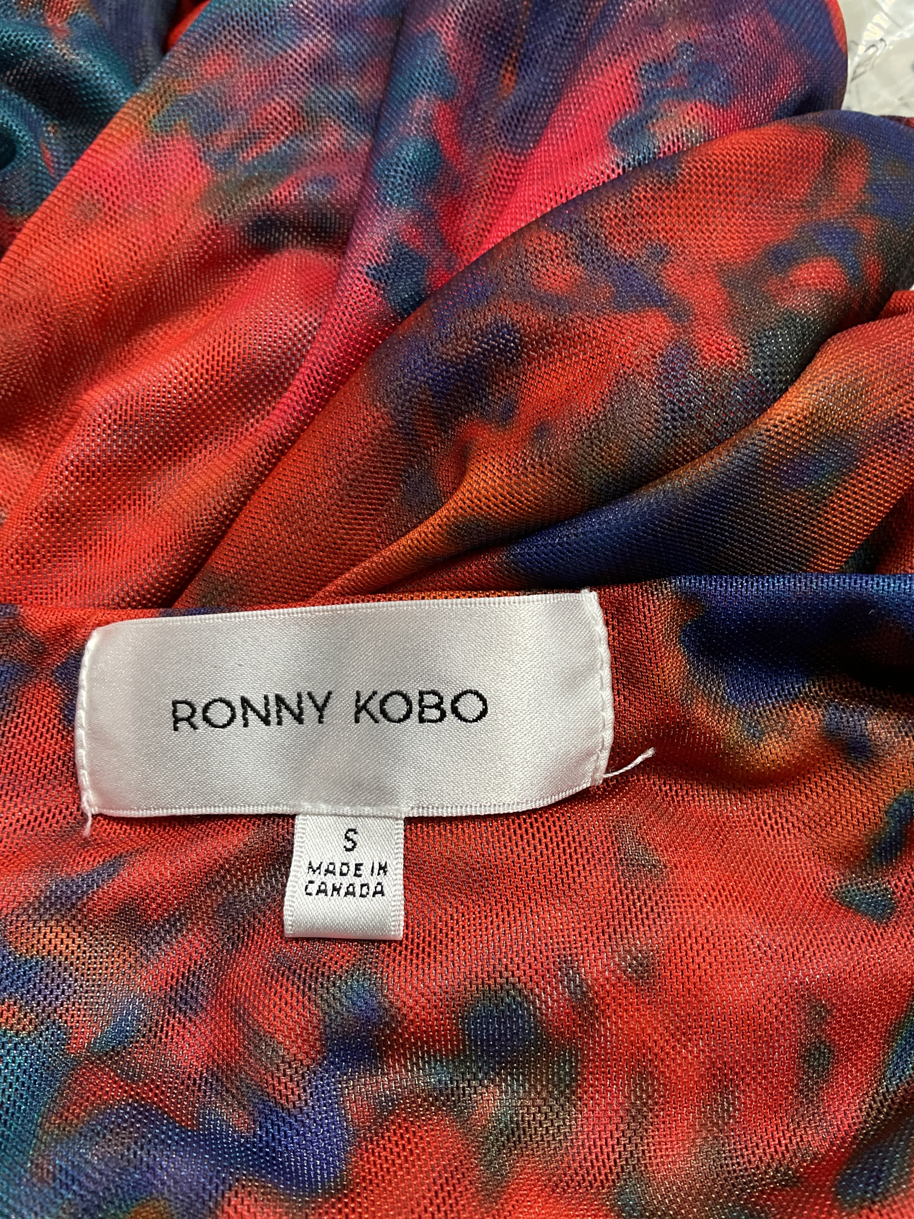 Madrid Skirt In Orange Tye Dye - Image 3