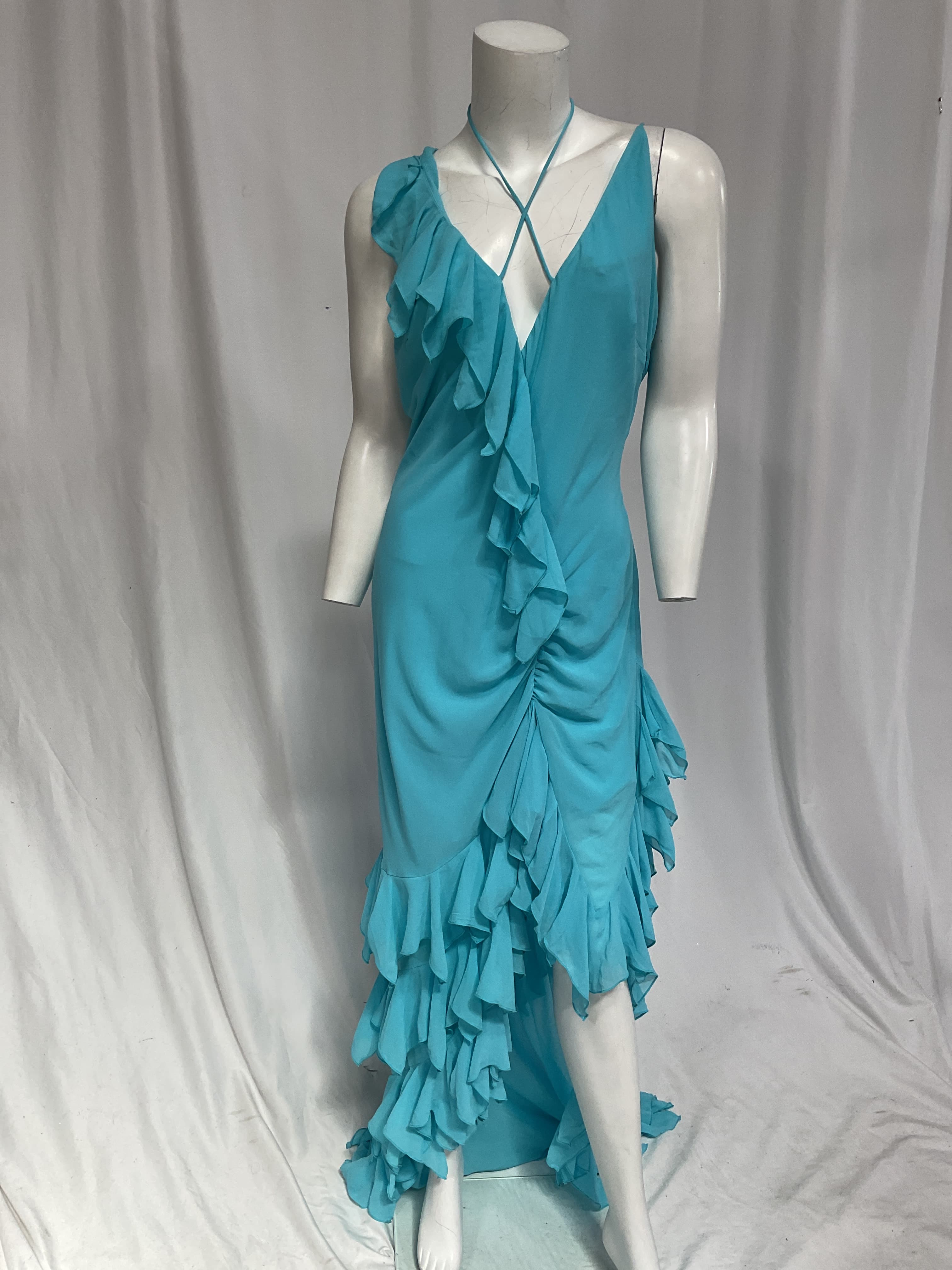 Suki Gown In Blue - Image 3
