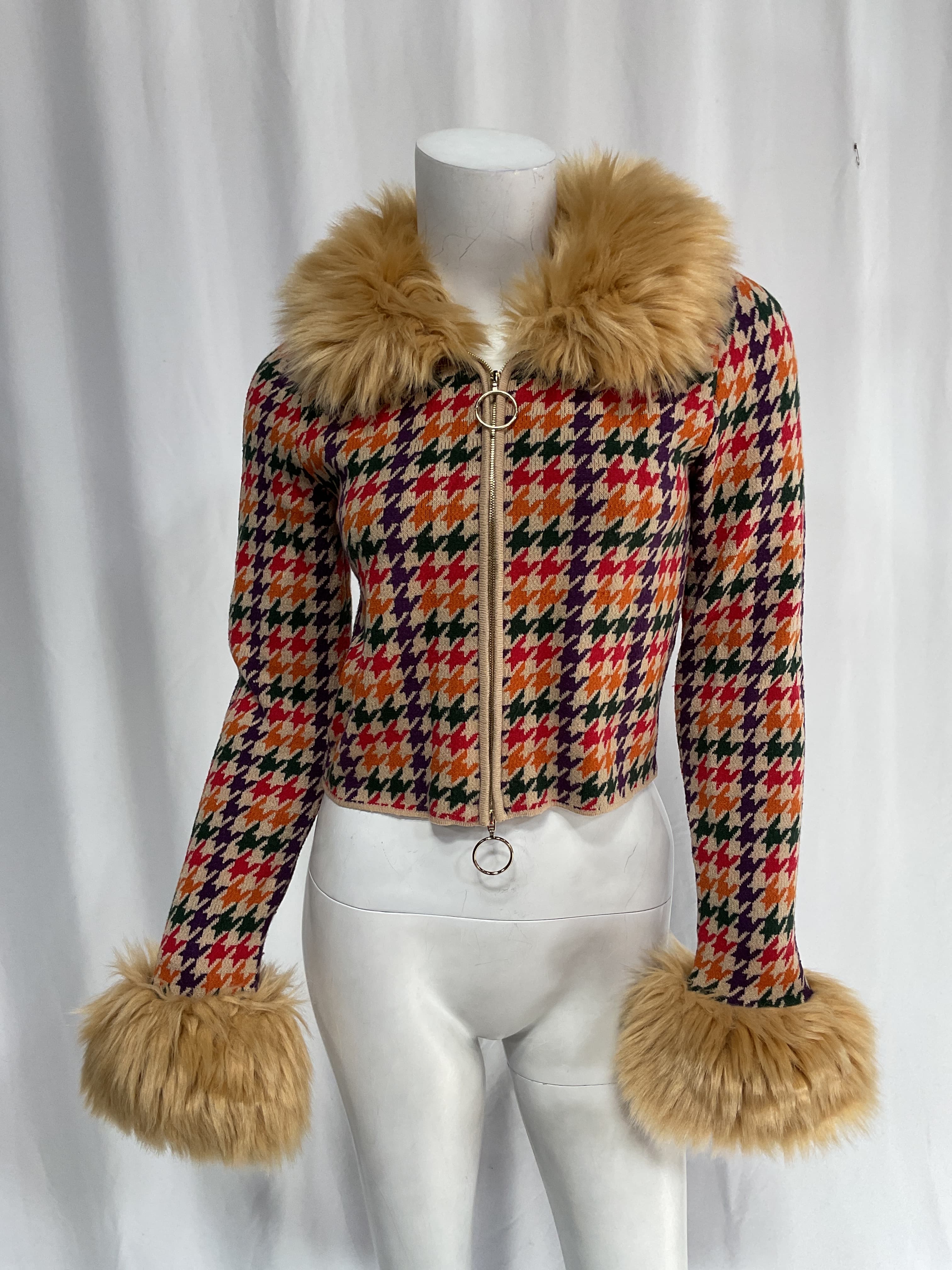 Zermatt Faux Fur Zip Up - Image 3