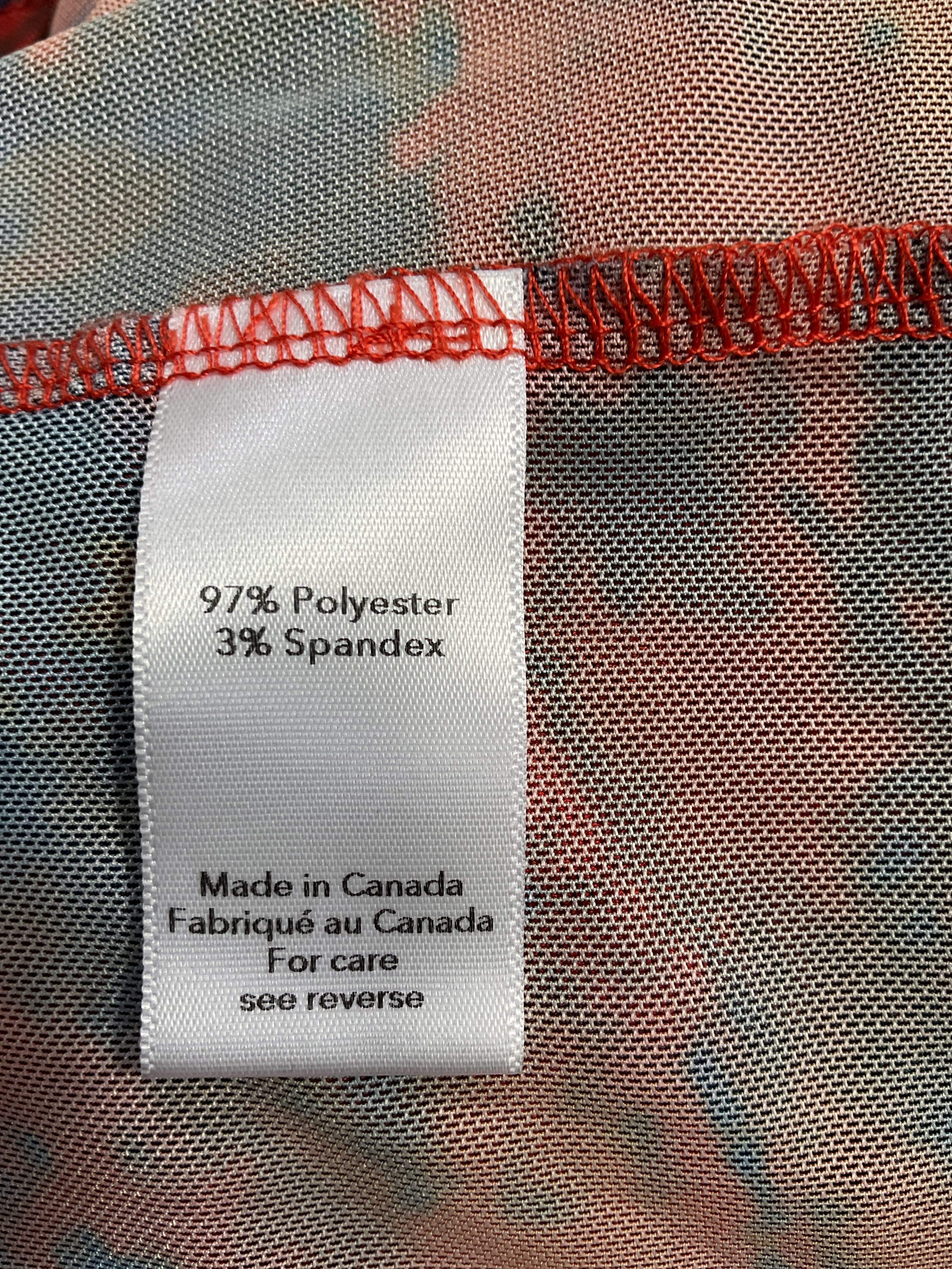 Madrid Skirt In Orange Tye Dye - Image 4