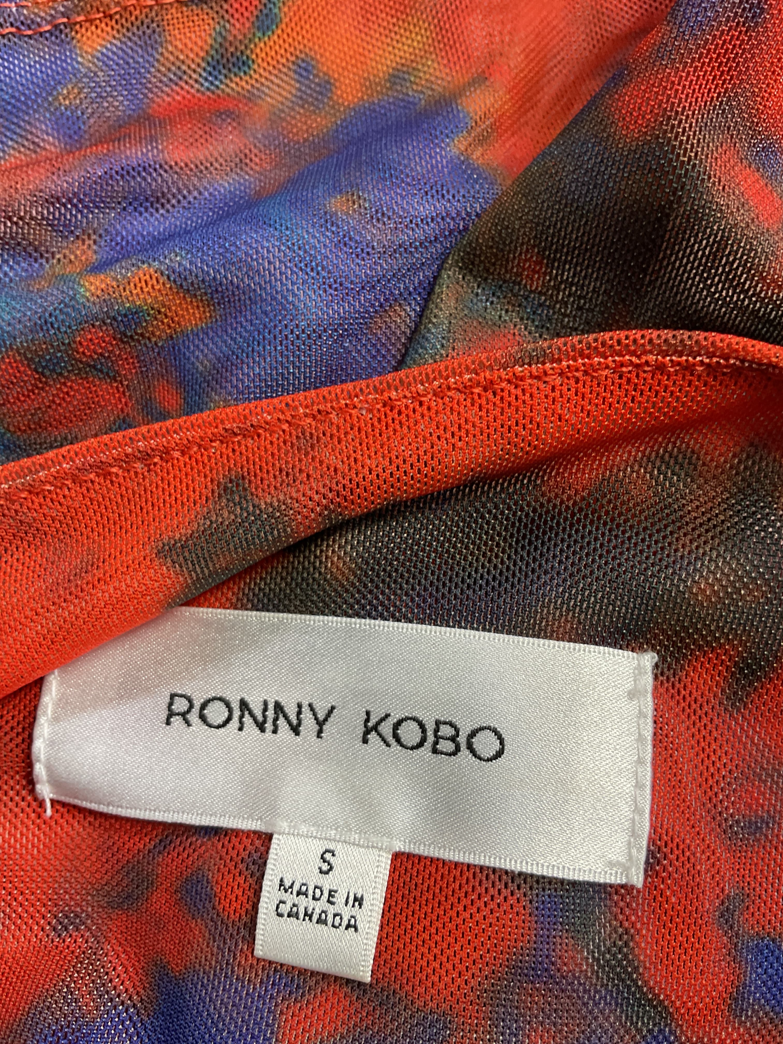 Vera Top In Orange Tye Dye - Image 4