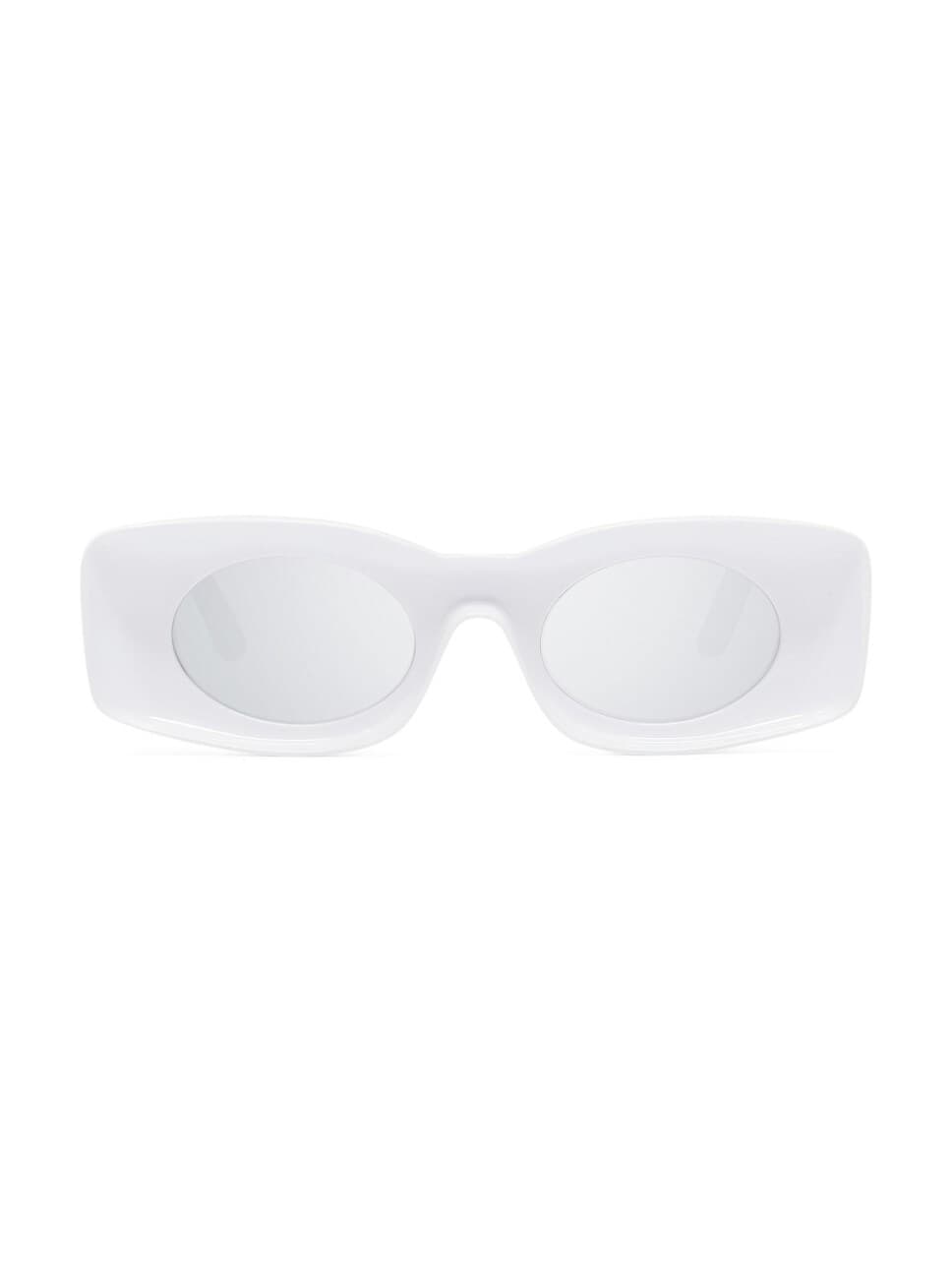 49mm Mirrored Square Sunglasses - Image 1