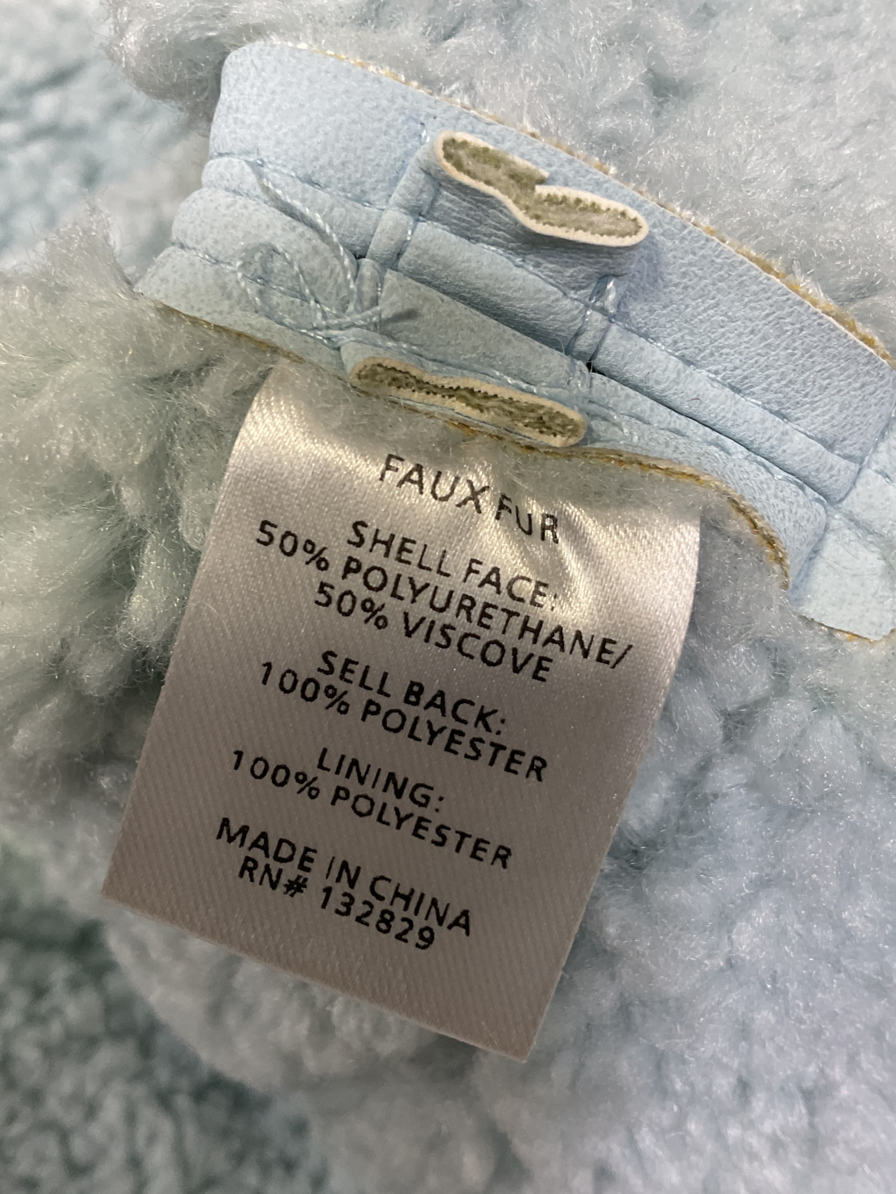 Carlota Crop Jacket In Baby Blue - Image 4