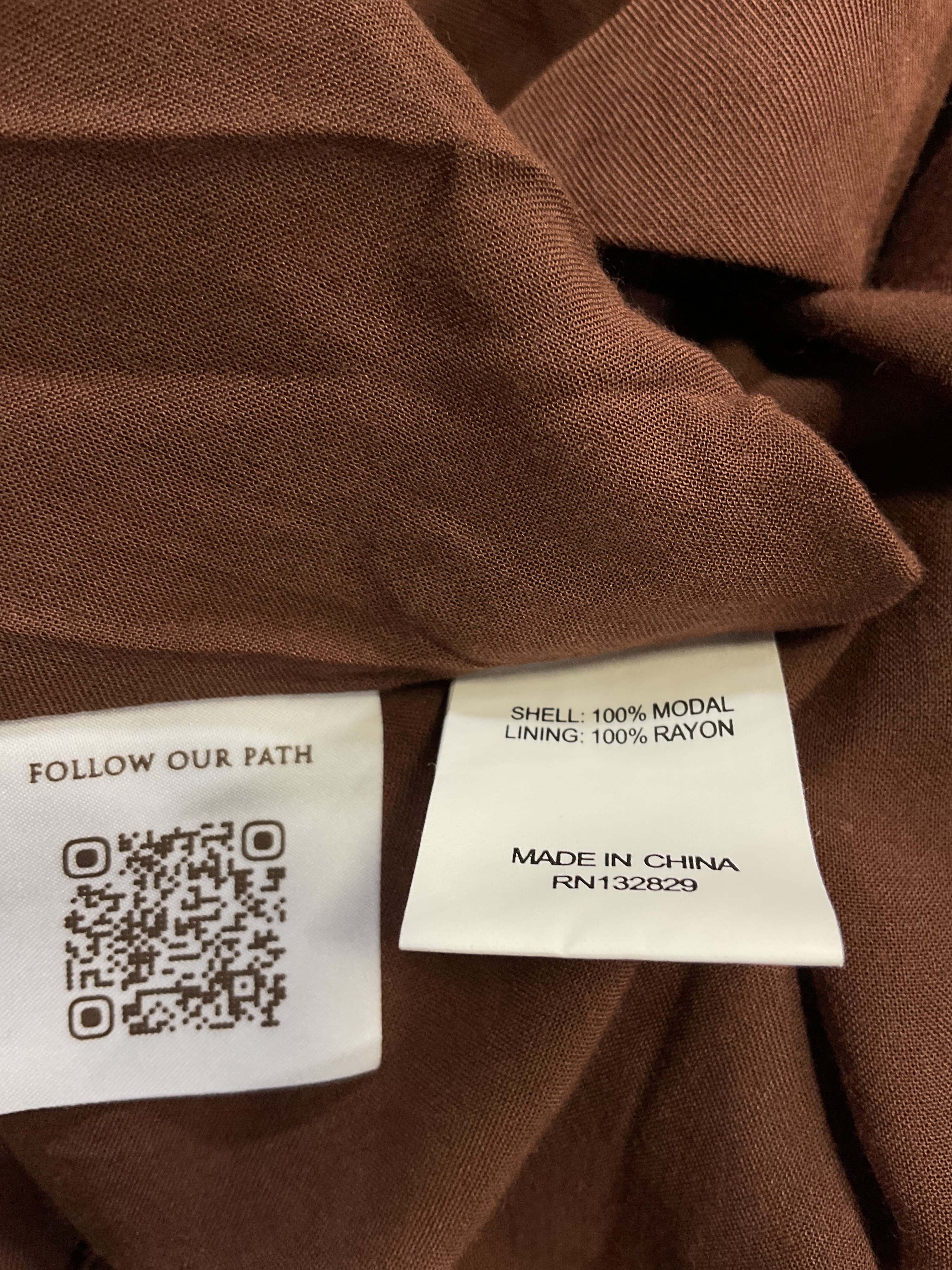 Courtney Skirt In Sepia Brown - Image 3