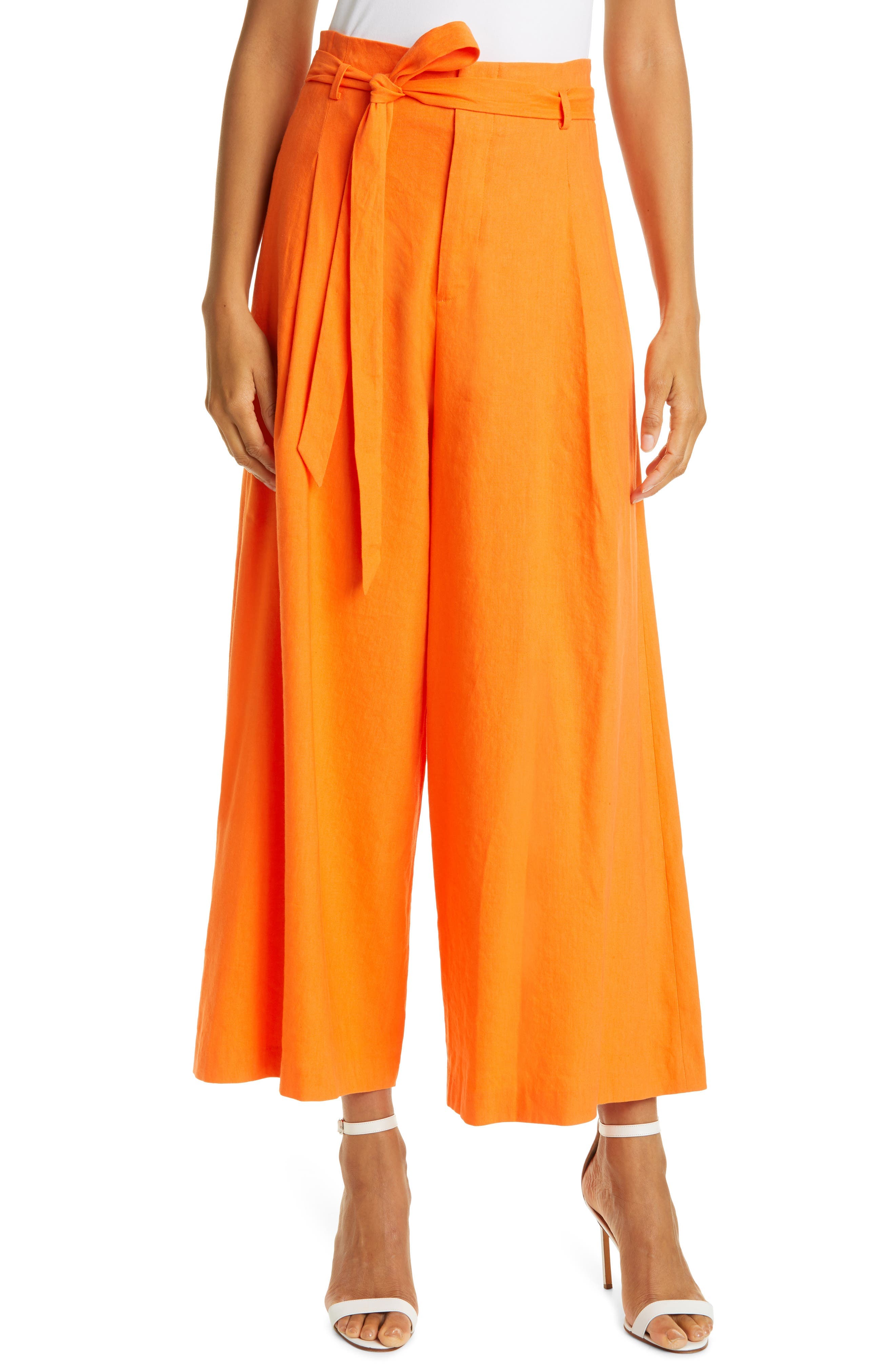 Steffie Paperbag Waist Crop Pants - Image 1