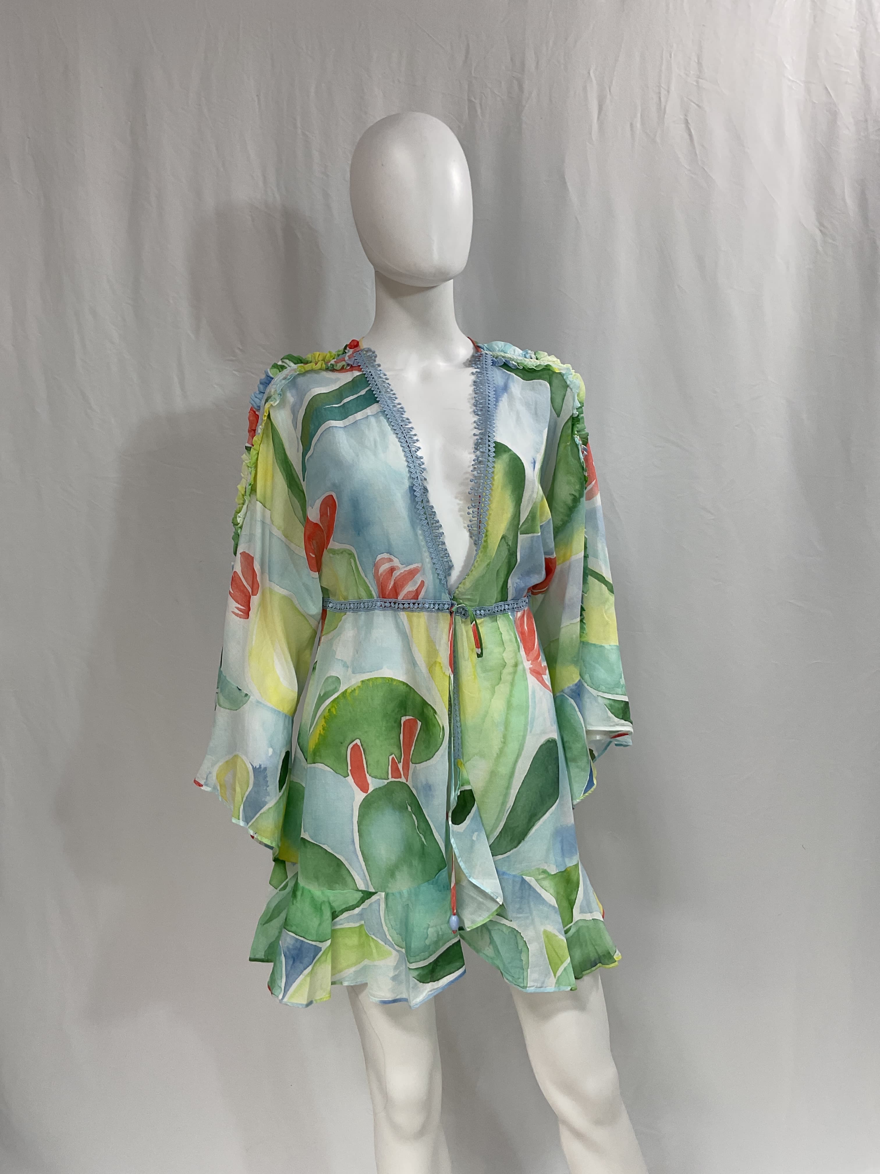 Bruna Kaftan In Barbary Print - Image 2