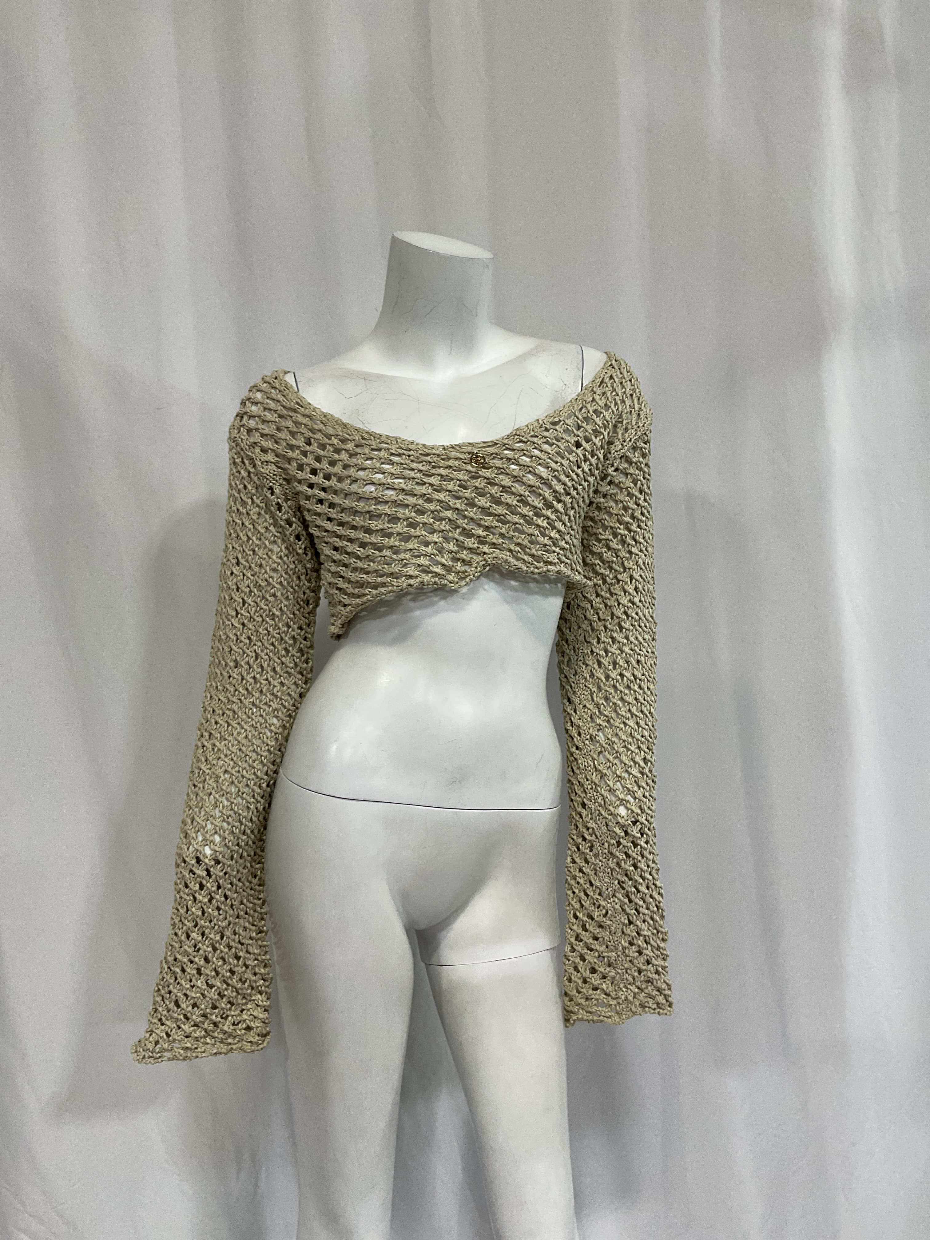 Magen Knit Shirt In Ivory - Image 4