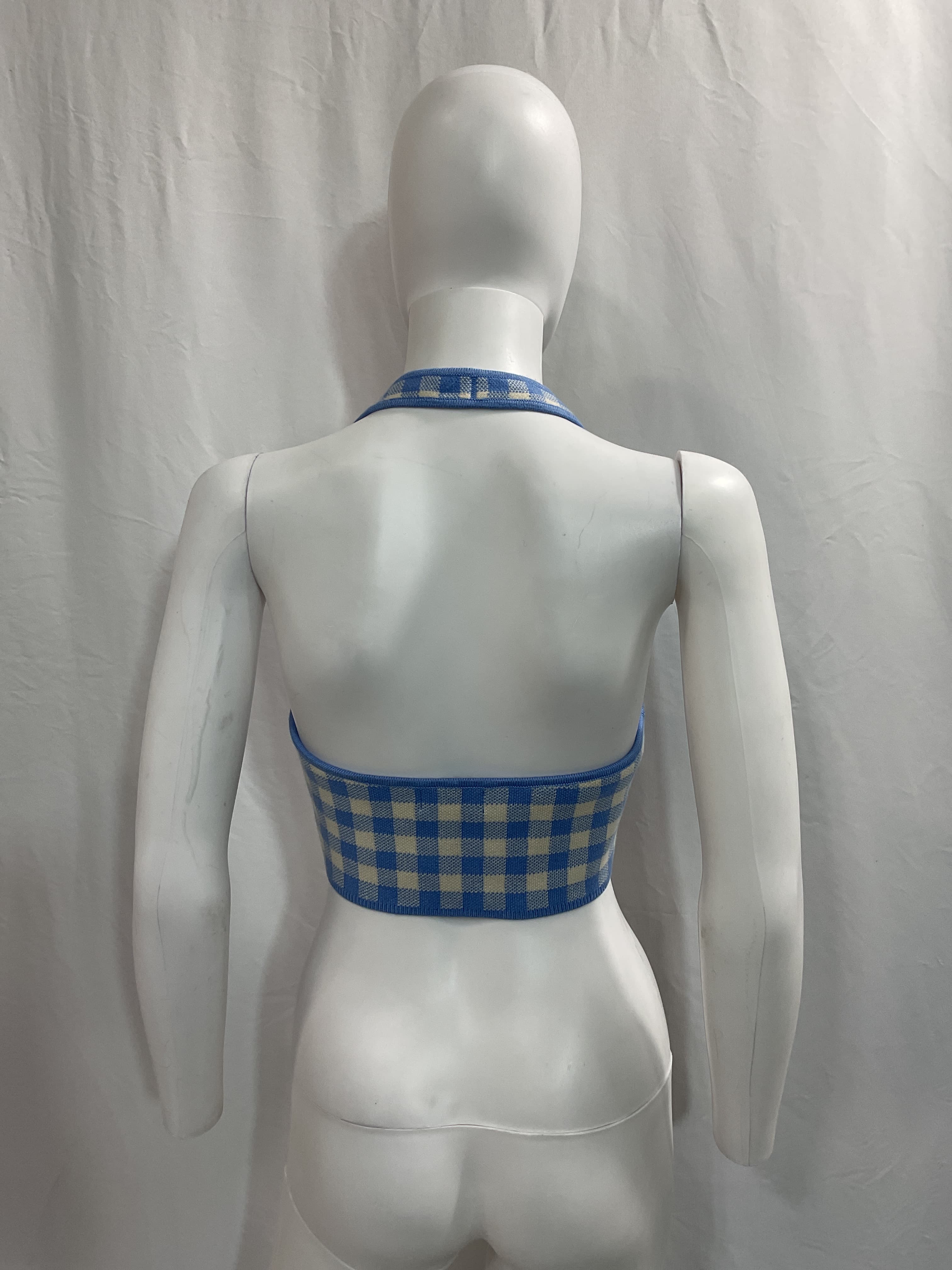 Addy Cropped Halter Top - Image 2