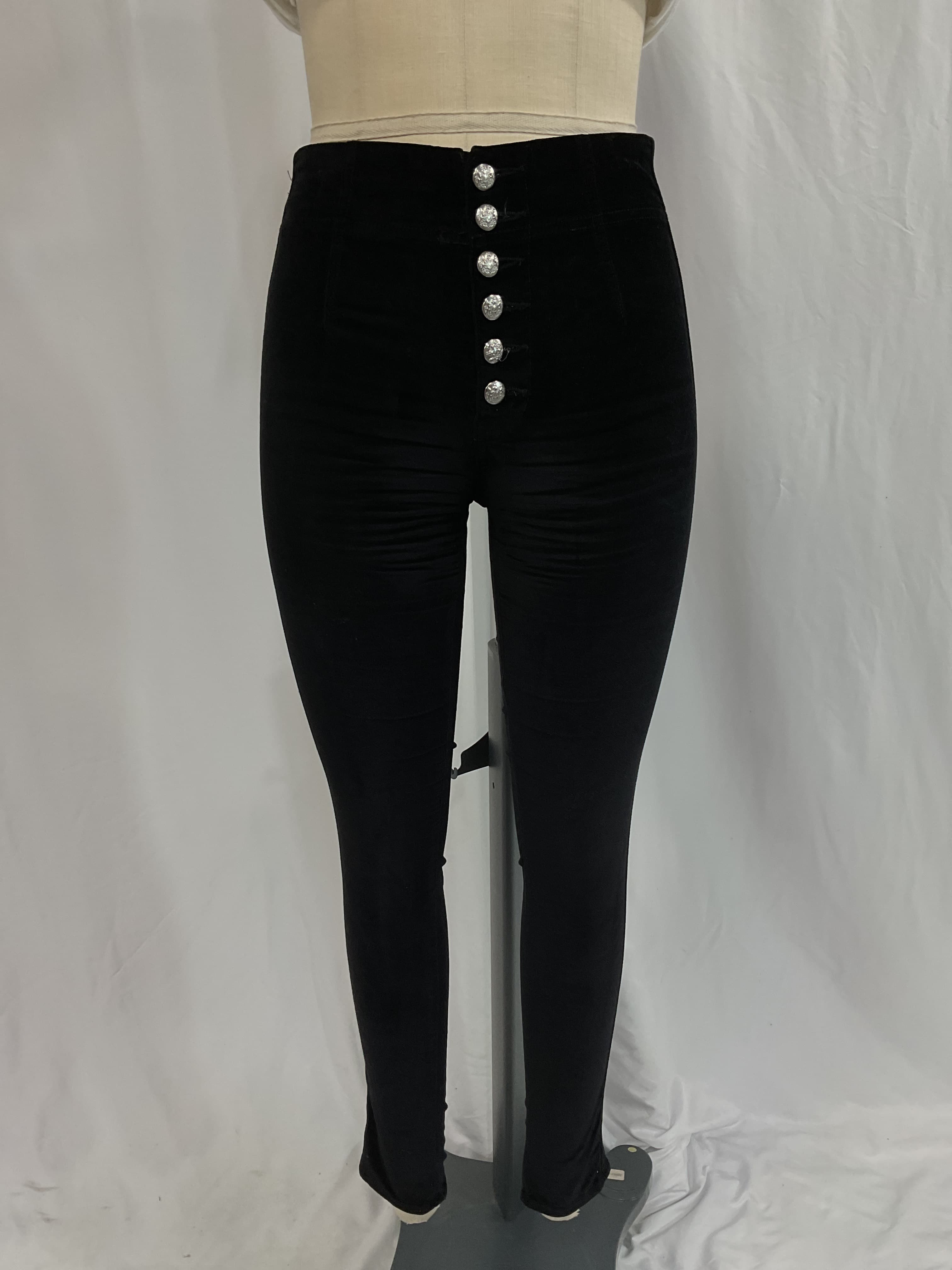 Debbie High Rise Skinny In Black - Image 2